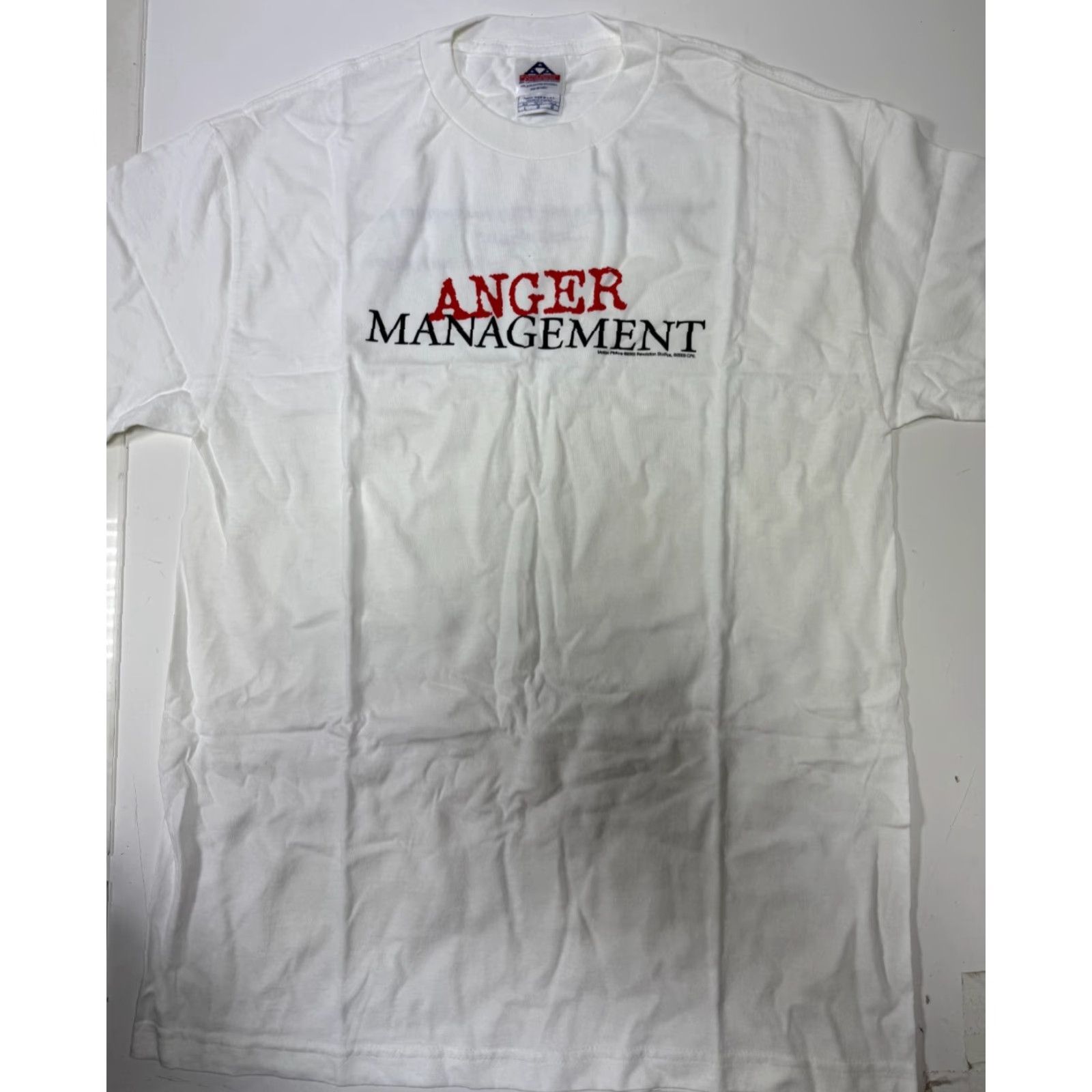 Vintage VINTAGE 2003 ADAM SANDLER ANGER MANAGEMENT T-SHIRT Large White Movie Mens Size US L / EU 52-54 / 3 - 2 Thumbnail