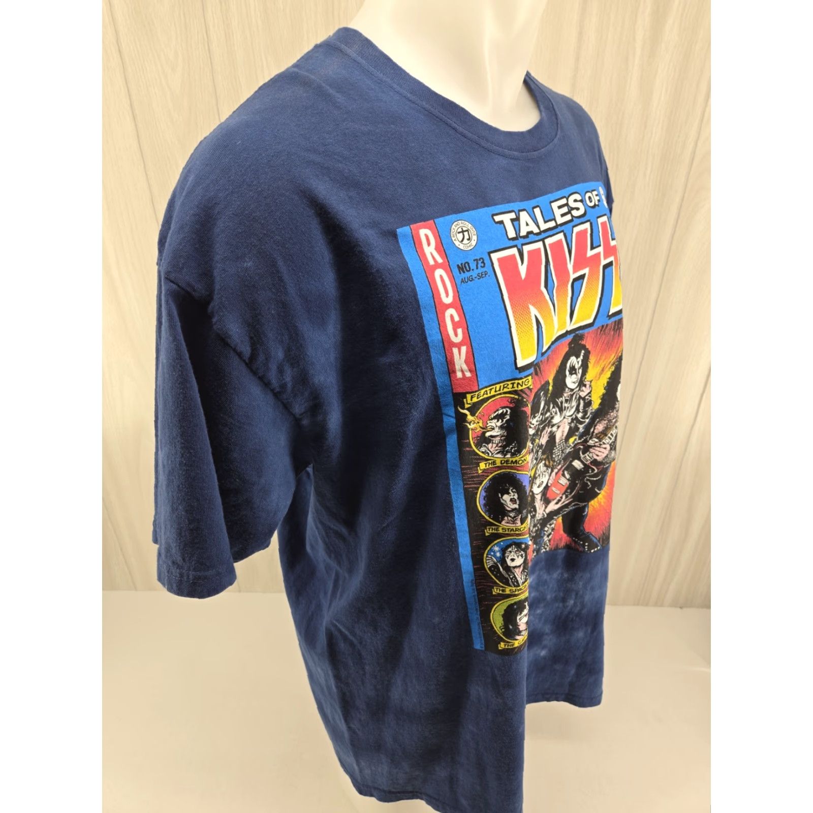 Liquid Blue Kiss T-Shirt Comic Book 2019 Mens 2XL Liquid Blue Tie Dye Retro Rock Band Shirt Short Sleeve Crew Neck Size US XXL / EU 58 / 5 - 7 Thumbnail