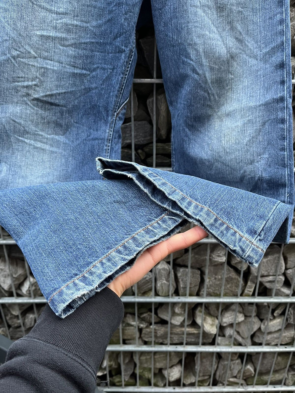 Diesel Vintage Diesel Arker FP Zip Cargo Distressed Faded Jeans Y2K Size US 32 / EU 48 - 7 Thumbnail
