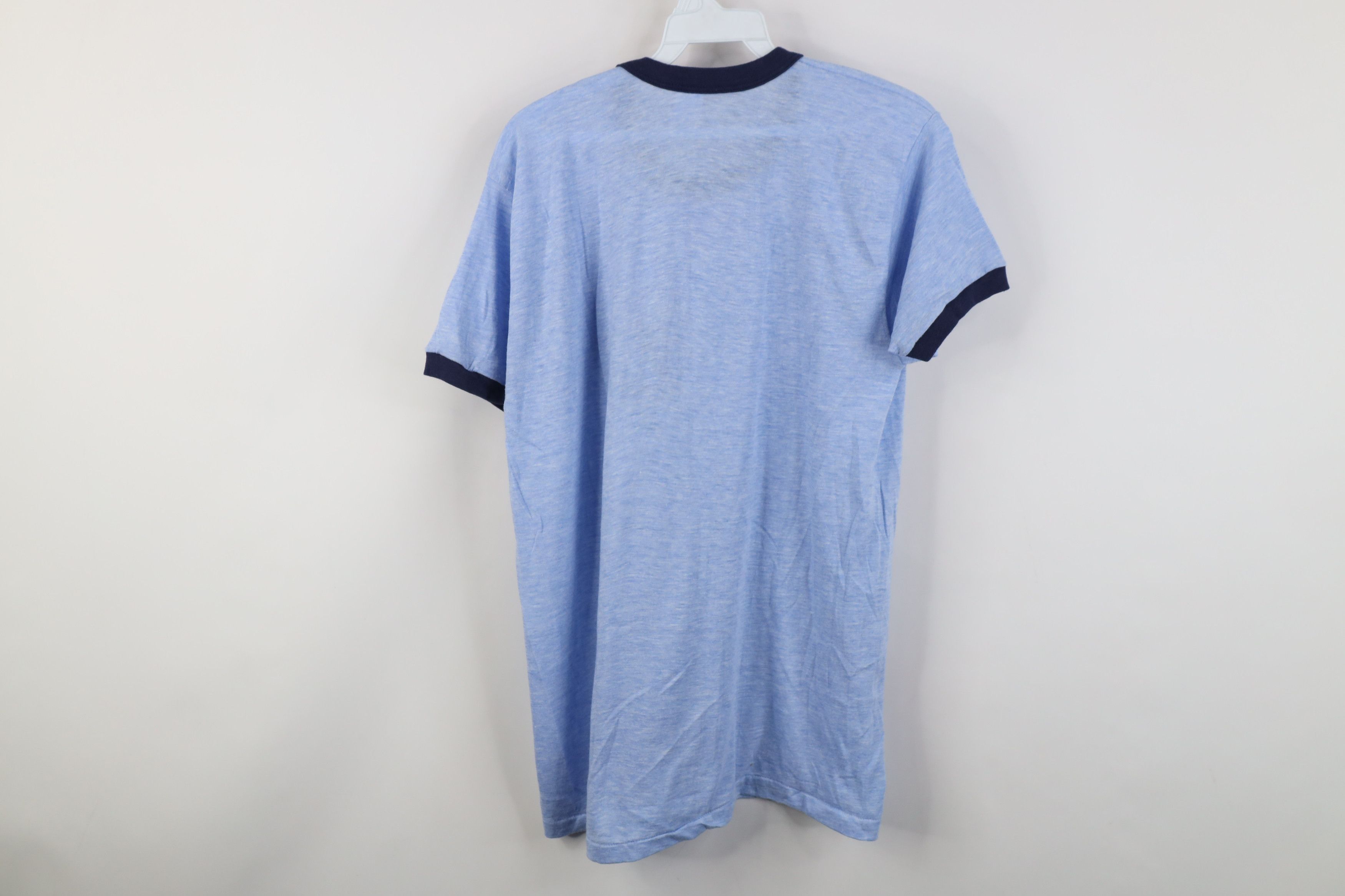 Vintage Vintage 70s Healthknit 10,000 Meter Run Ringer T-Shirt USA Size US XL / EU 56 / 4 - 10 Thumbnail