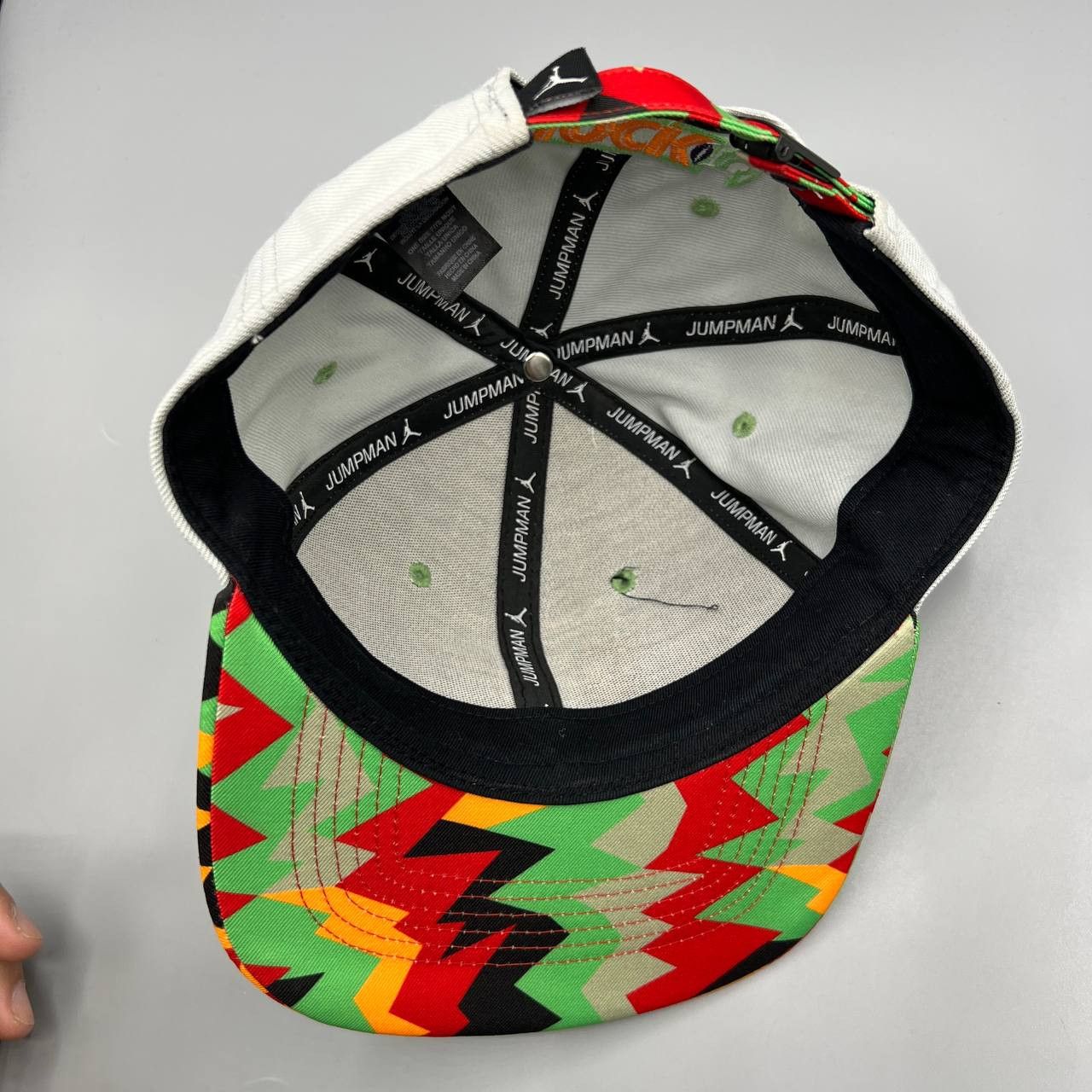 Jordan Brand Air Jordan Hat Men Space Jam What's Up Nike Strap Back Cap Size ONE SIZE - 3 Thumbnail