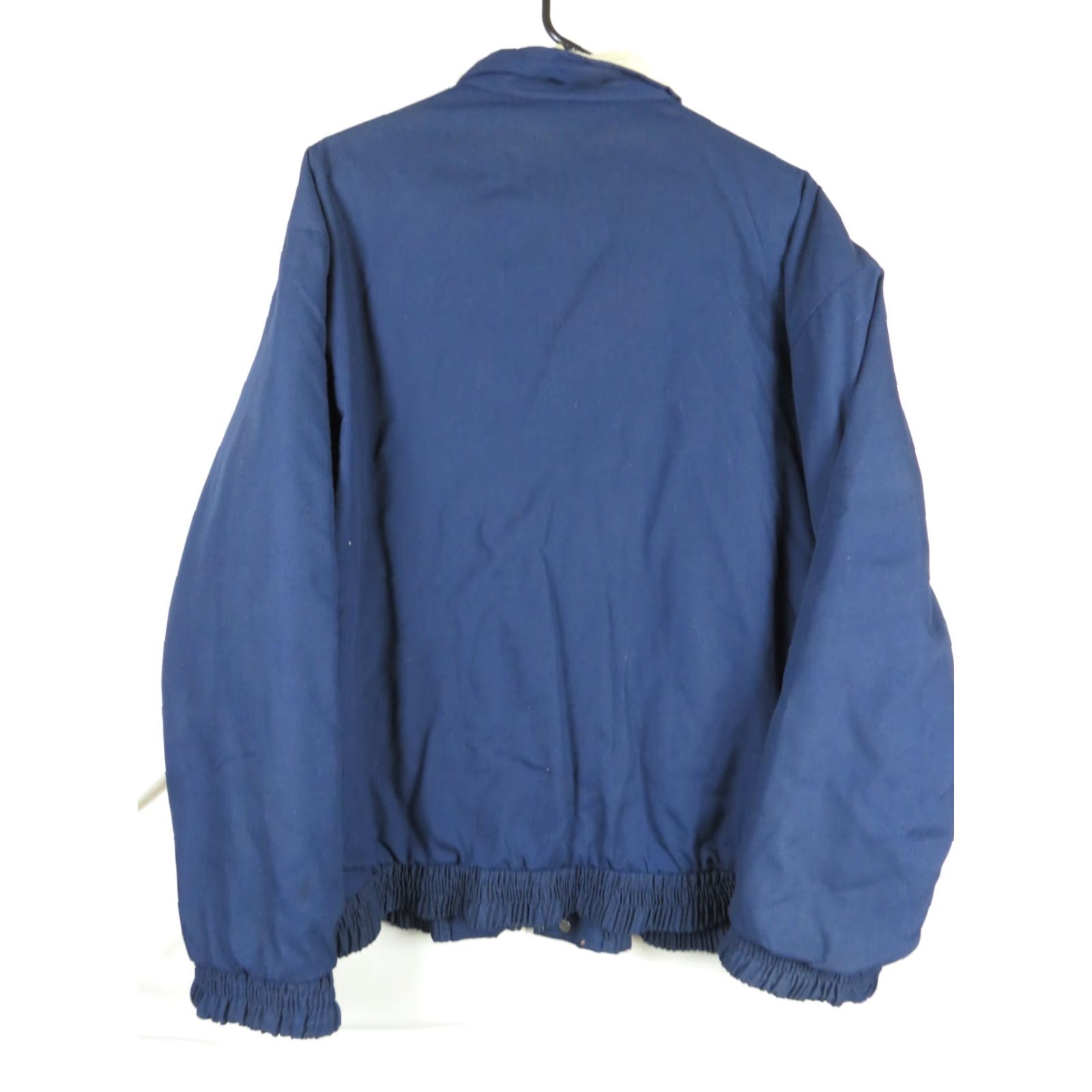 Vintage VINTAGE King Louie USA Jacket Bomber Navy Blue L Men Pro Fit Full Zip Lined Pockets USA Theme Classic ثبت Size US L / EU 52-54 / 3 - 6 Thumbnail