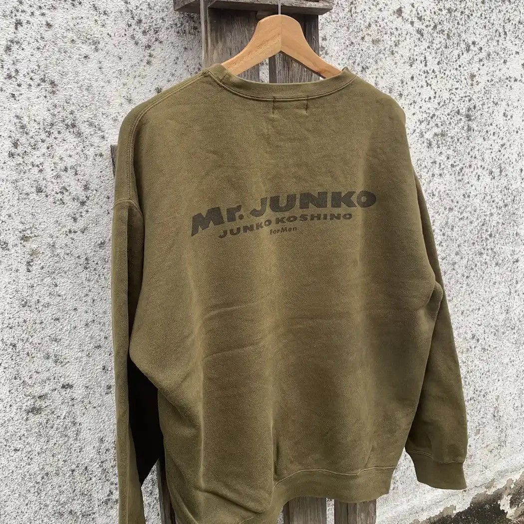 Japanese Brand × Mr. Junko Vintage Mr. JUNKO KOSHINO Japan Crewneck Faded Baggy Sweater Size US L / EU 52-54 / 3 - 2 Thumbnail