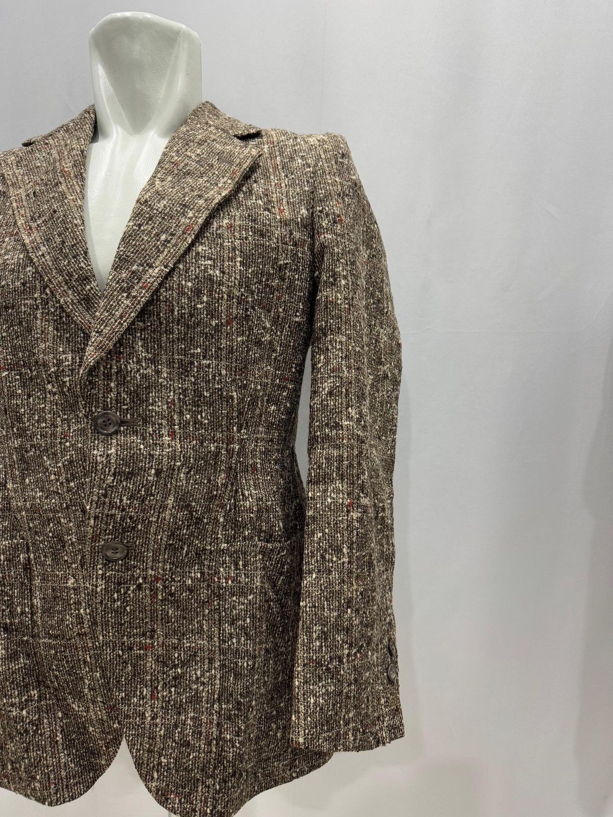 Vintage True Vintage Montrio Speckled Wool Tweed Blazer Size US M / EU 48-50 / 2 - 4 Thumbnail
