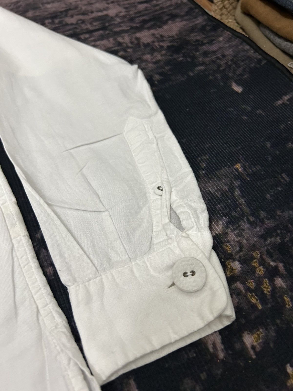 Kapital Kapital Long Sleeve Big Button White Shirt Size US M / EU 48-50 / 2 - 7 Thumbnail