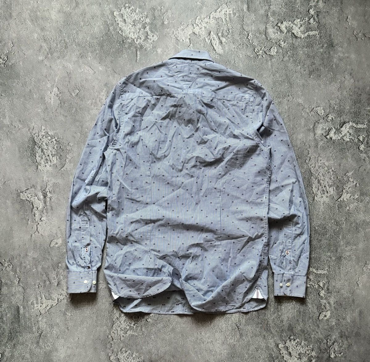 Designer × Tommy Hilfiger Tommy Hilfiger monogram striped shirt button up long sleeve Size US M / EU 48-50 / 2 - 10 Thumbnail