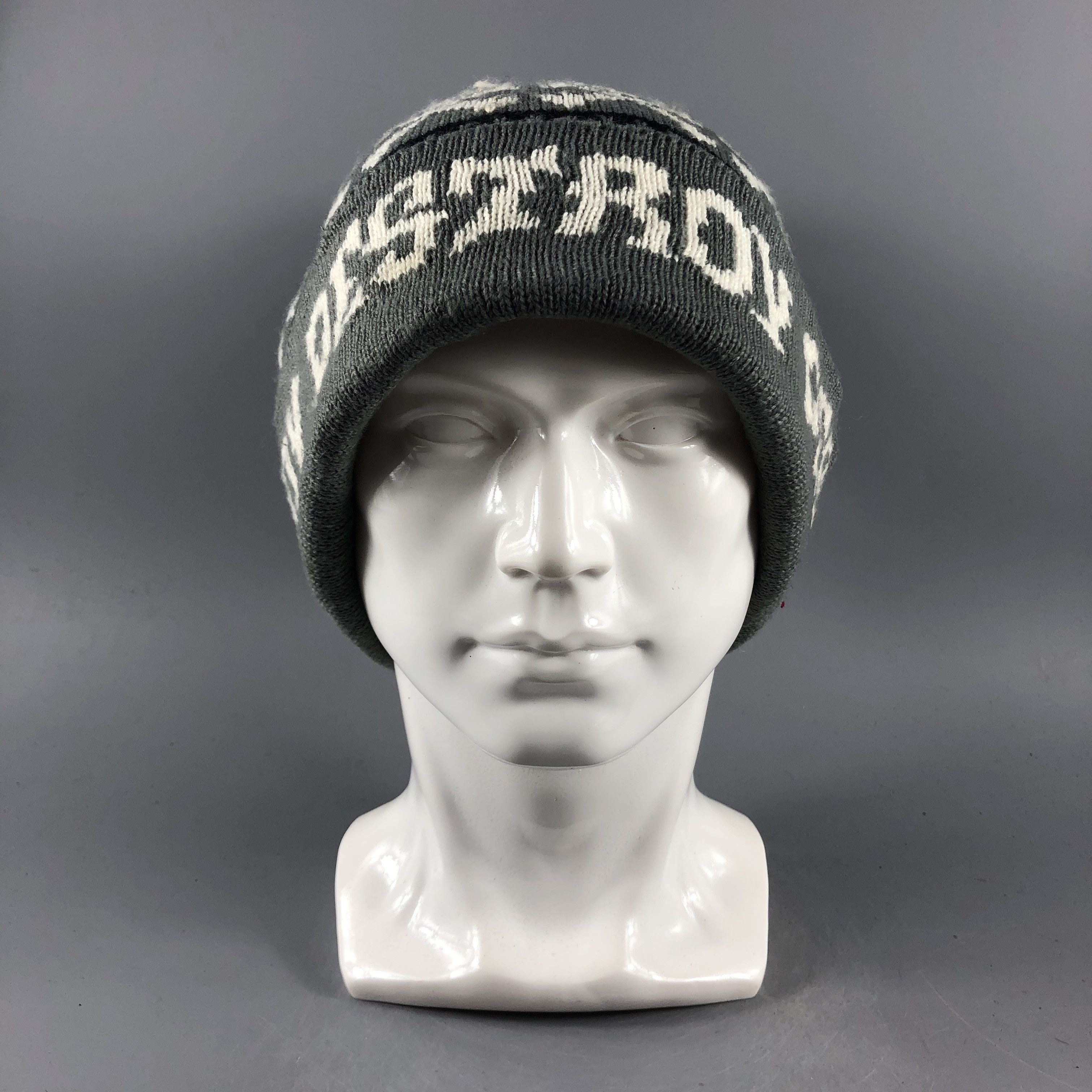 Vintage Vintage Skull Destroy Beanie Snow Hat Snow Cap -D008 Size ONE SIZE - 1 Thumbnail