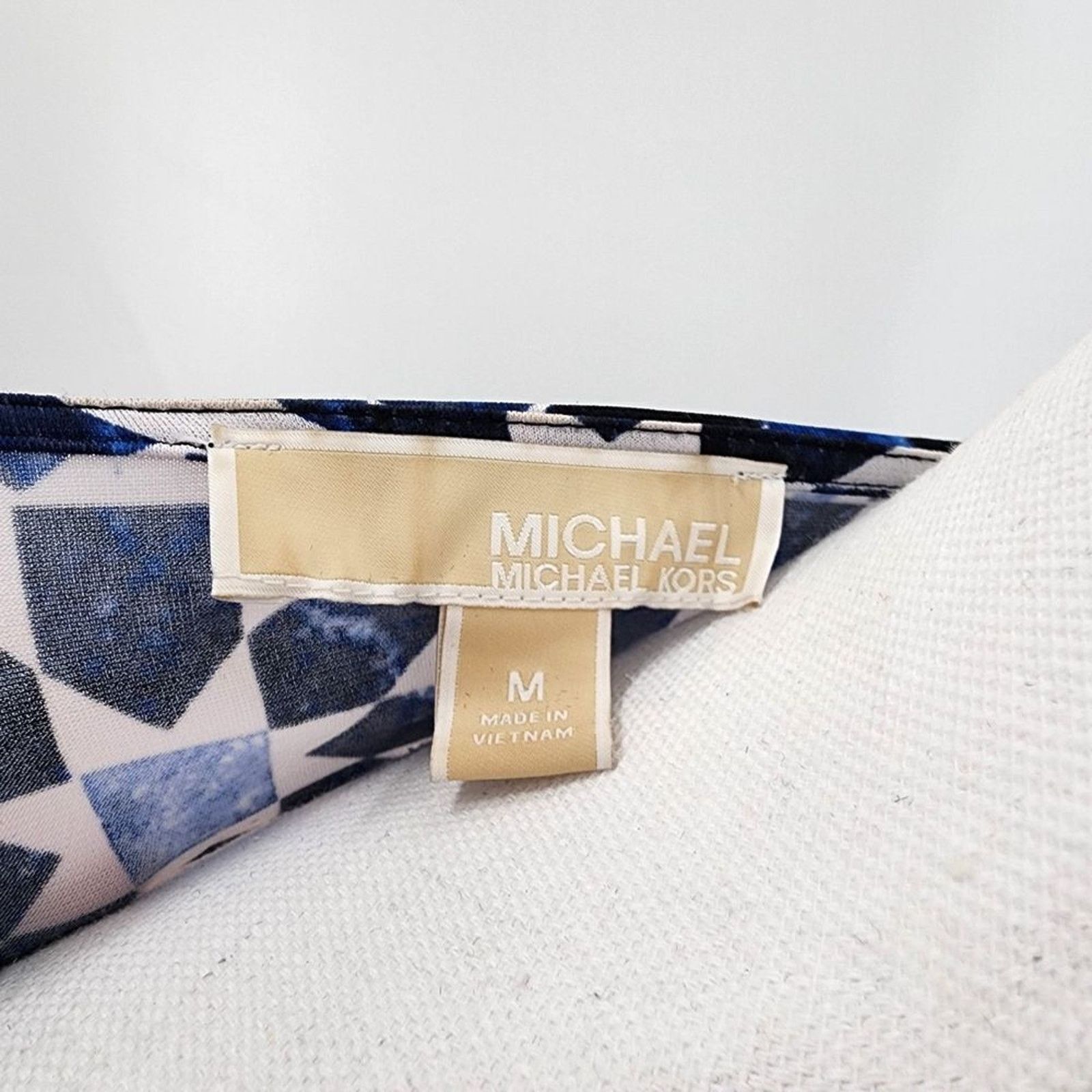 Michael Kors Michael Kors Geometric Tunic Multi Color Criss Cross Medium Size M / US 6-8 / IT 42-44 - 4 Thumbnail