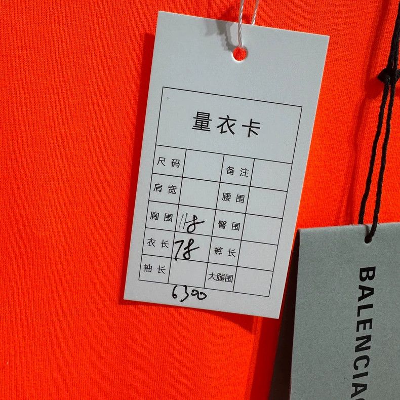 Balenciaga Balenciaga Orange Wave Coke Logo Loose Short Sleeve XS Siz Size US XS / EU 42 / 0 - 5 Thumbnail