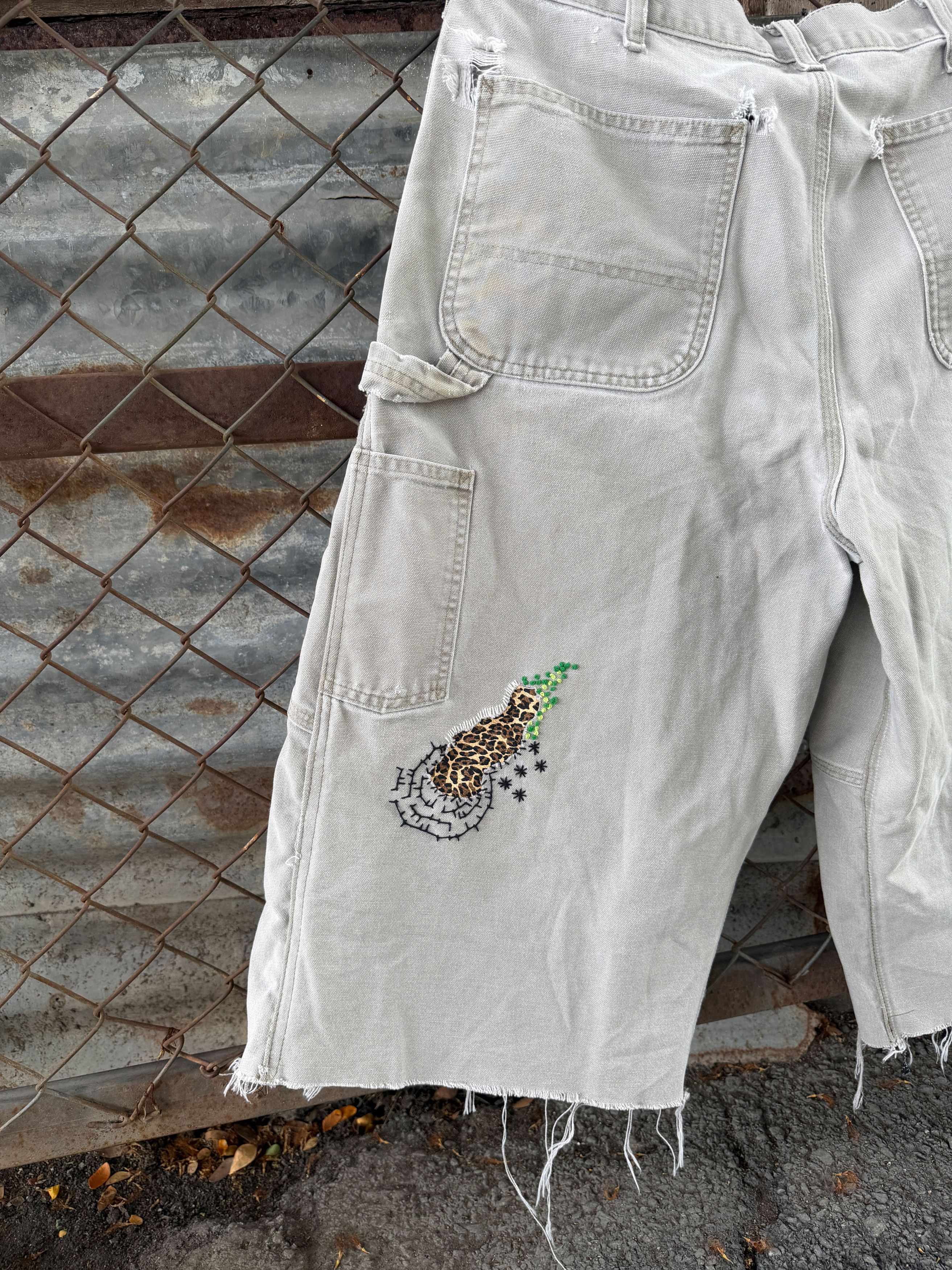 Japanese Brand Boro Patchwork Carhartt Carpenter Size US 34 / EU 50 - 16 Thumbnail