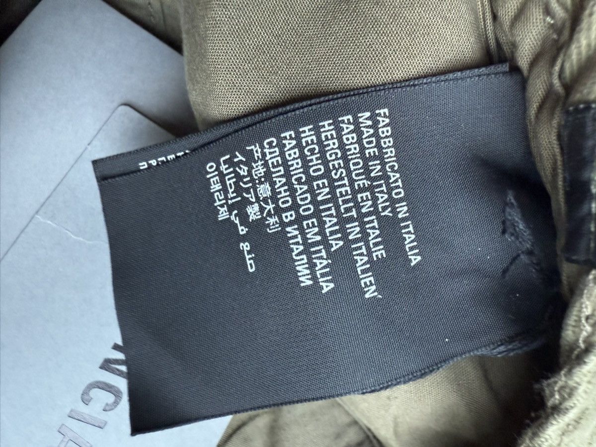 Balenciaga Balenciaga x Demna khaki military logo cap hat Grail L Size ONE SIZE - 16 Thumbnail