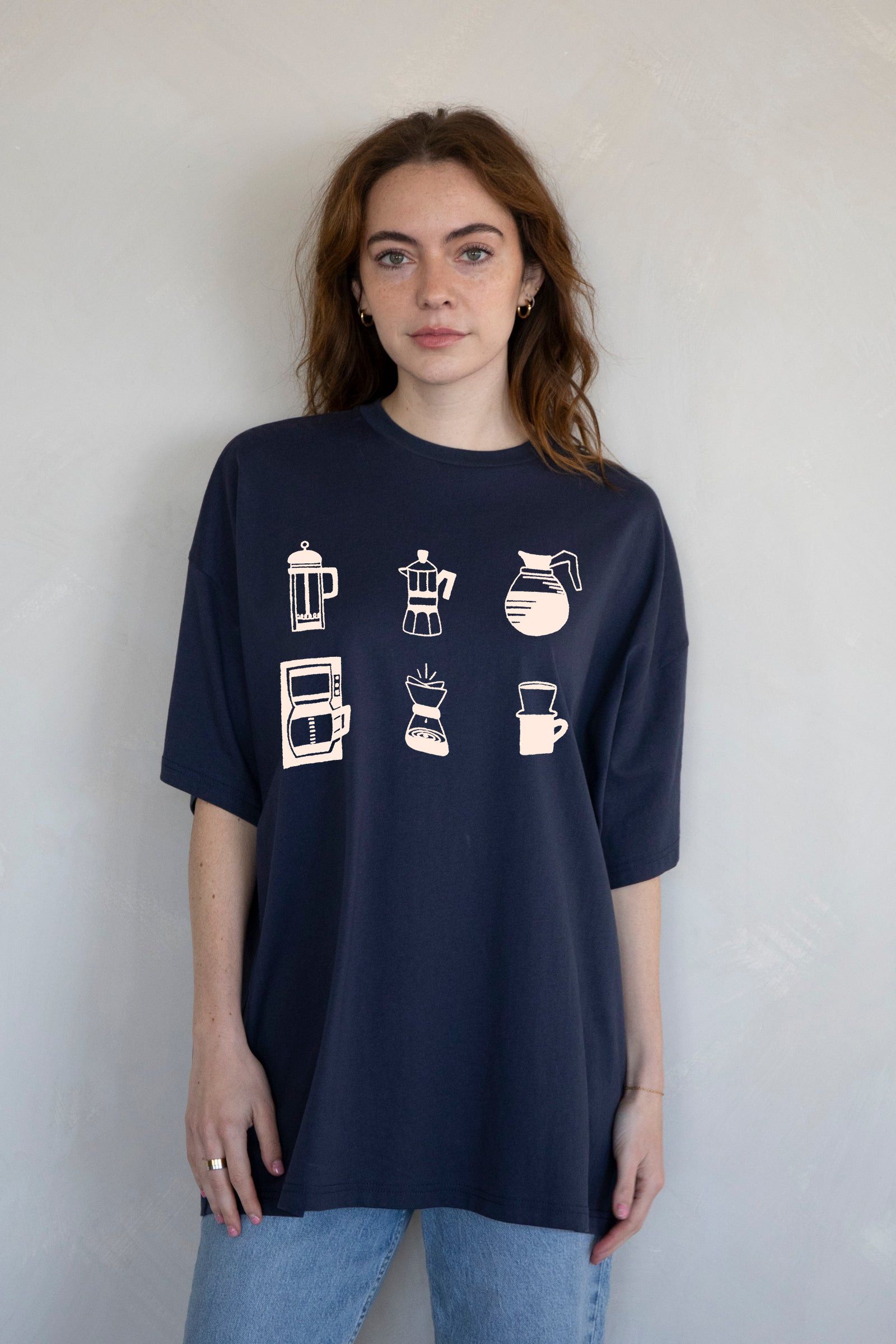 The Unbranded Brand Coffee T-Shirt, Food Shirt, Coffee Screen Printed T Shirt Size S / US 4 / IT 40 - 1 Thumbnail