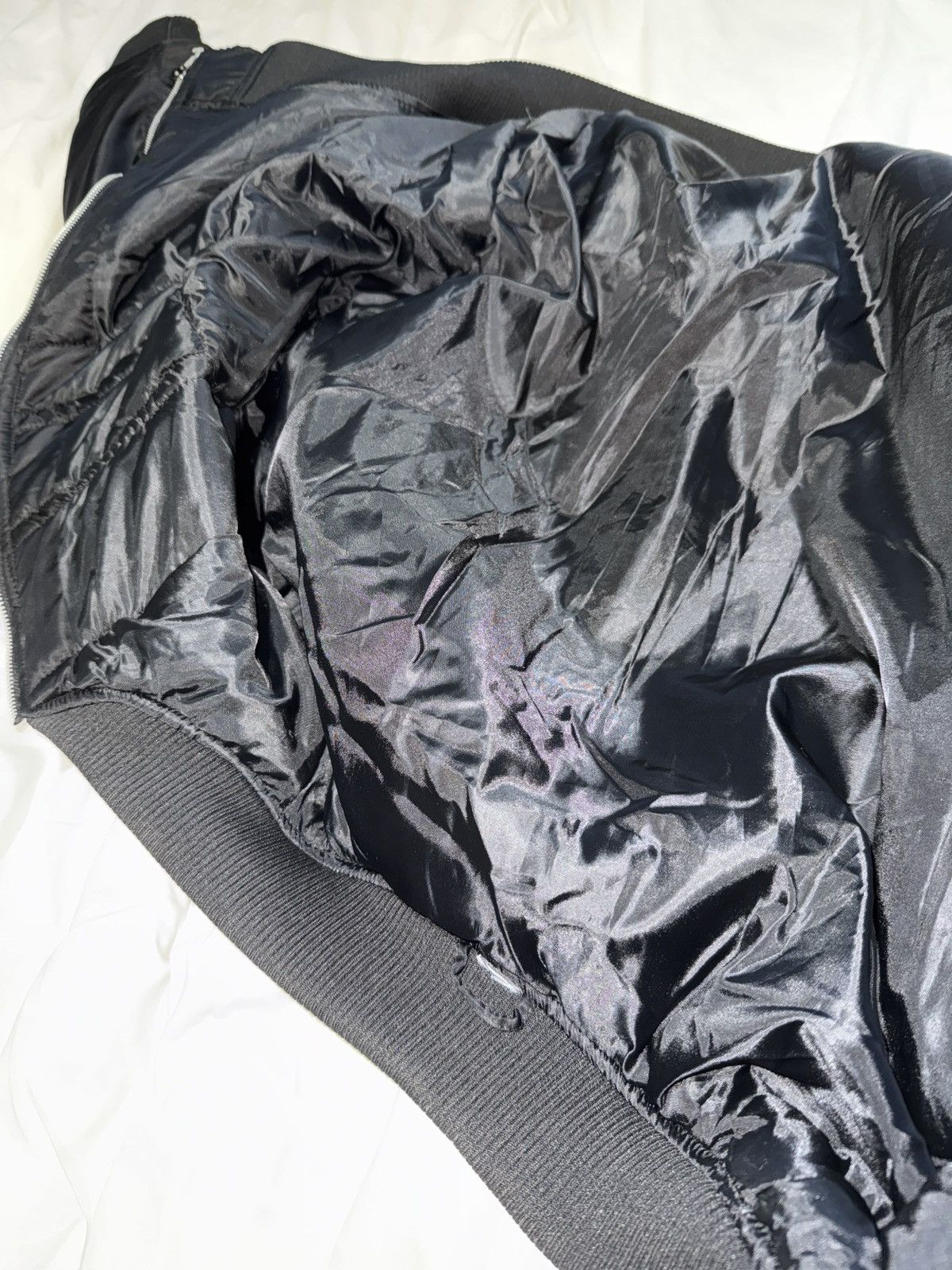 Kim Krueger × Playboi Carti Kim Krueger Black Patchwork Bomber