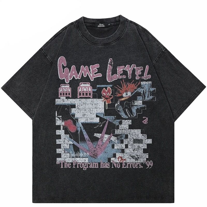 Japanese Brand × Vintage Arcade Gaming Oversized Printed Vintage T Shirt Size US M / EU 48-50 / 2 - 1 Thumbnail