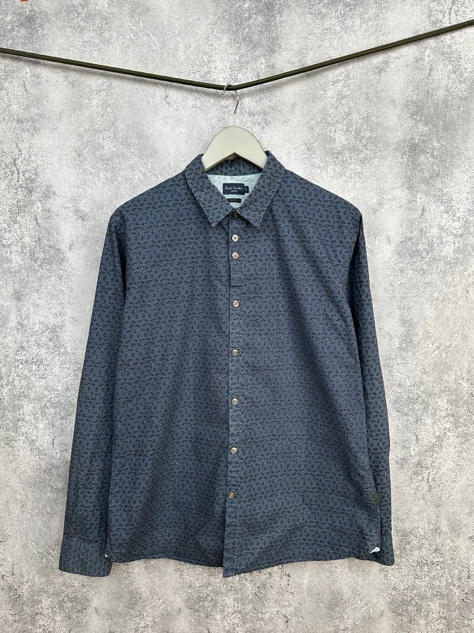 Paul Smith Paul Smith Jeans Button Up Shirt Flowered Navy LS Size US L / EU 52-54 / 3 - 1 Thumbnail