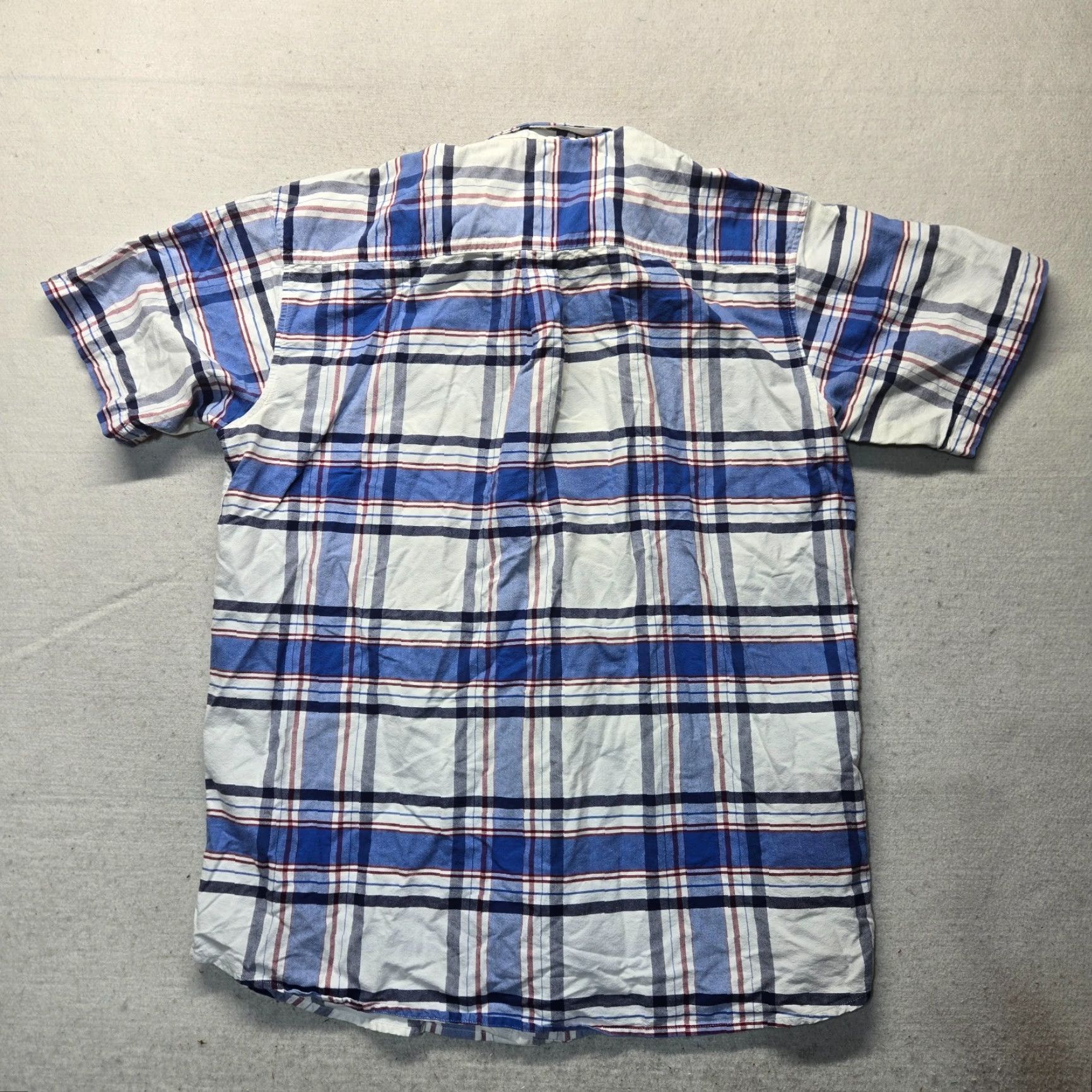 Wrangler Wrangler Shirt Western Plaid Multicolor Short Sleeve Button-Up Adult Mens 2XL XXL Size US XXL / EU 58 / 5 - 7 Thumbnail