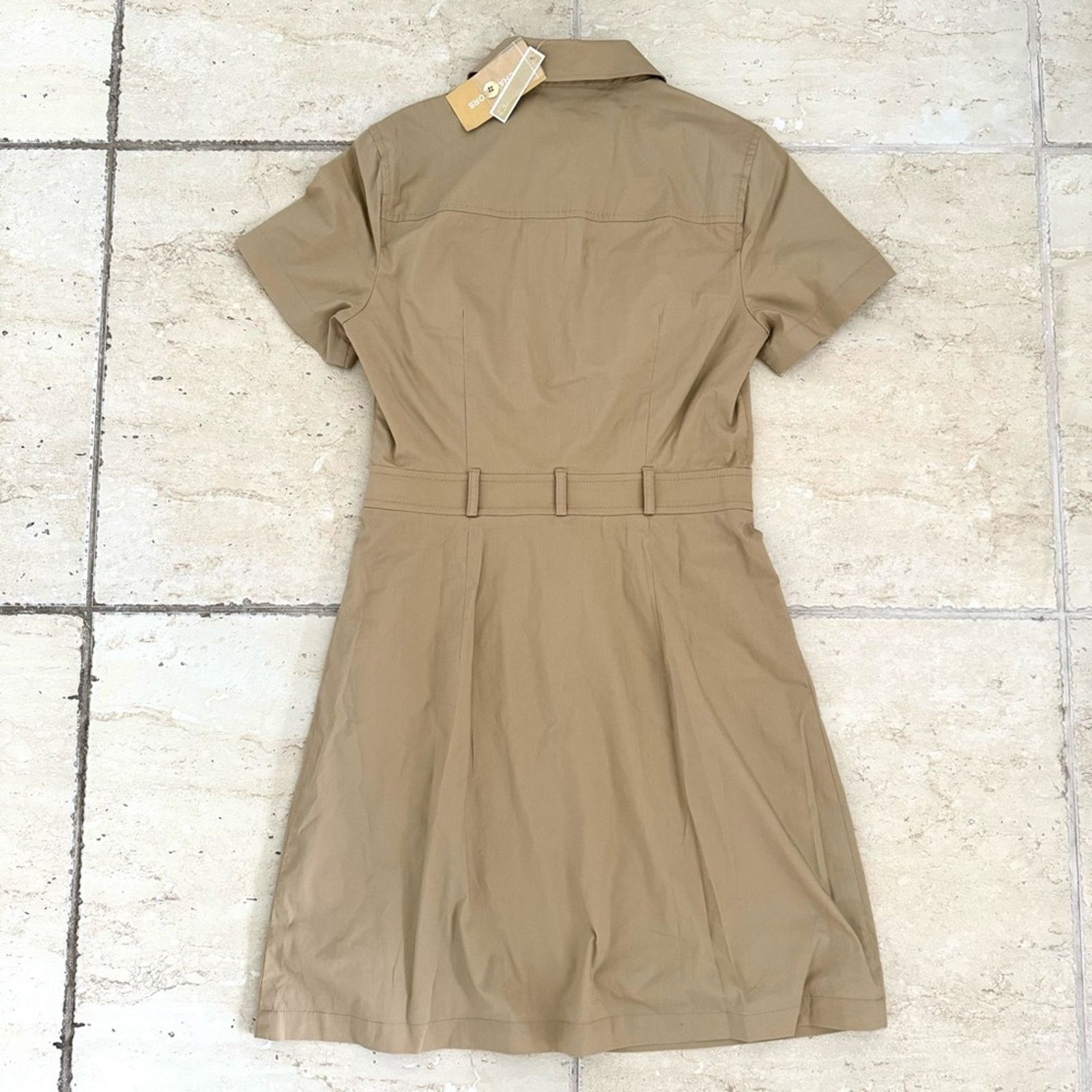 Michael Kors NWT!! MICHAEL KORS Dress, Khaki, Size 0 Size XS / US 0-2 / IT 36-38 - 12 Thumbnail