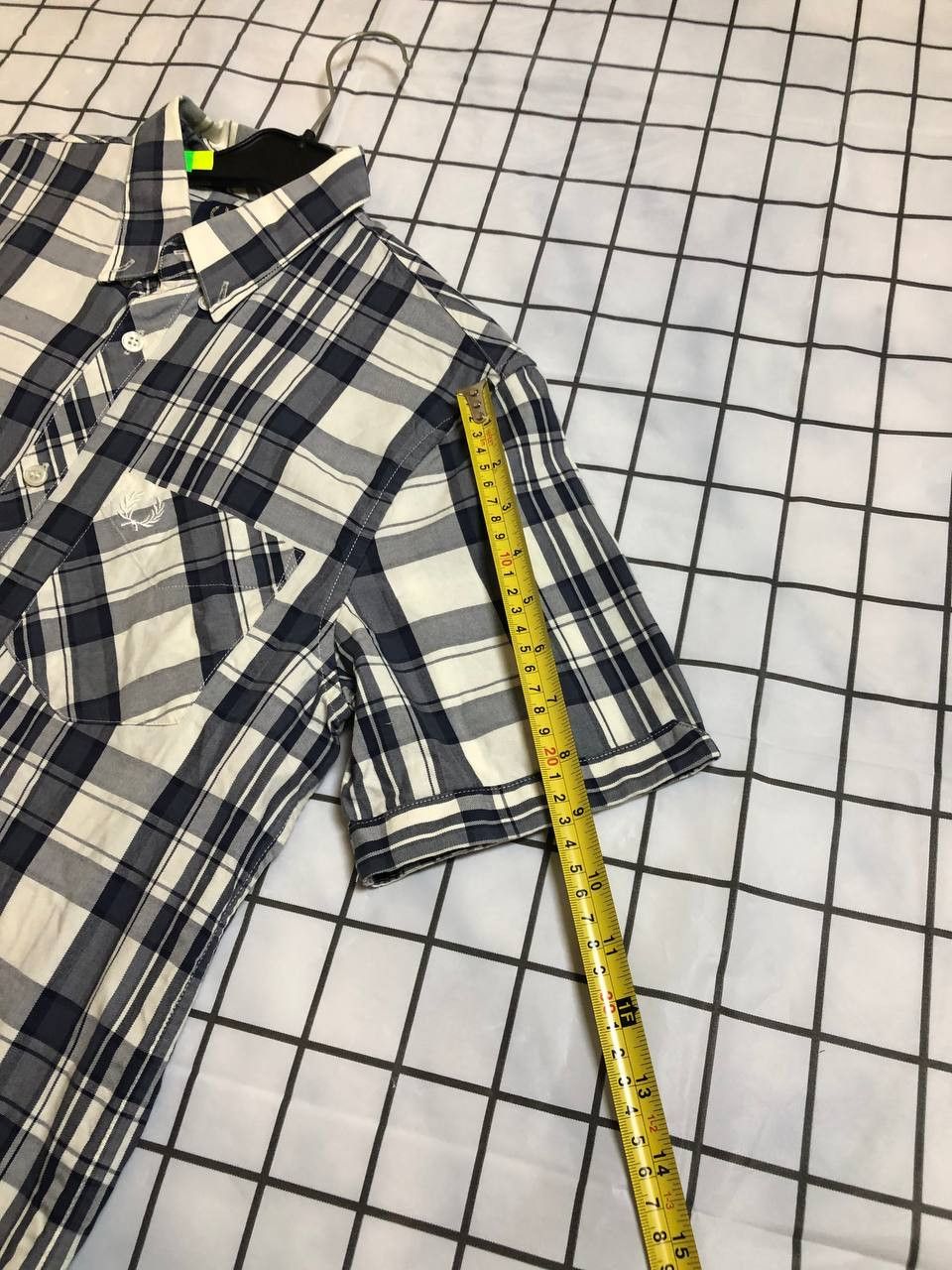 Fred Perry Fred Perry Mens Long Sleeve Plaid Shirt Size US S / EU 44-46 / 1 - 2 Thumbnail