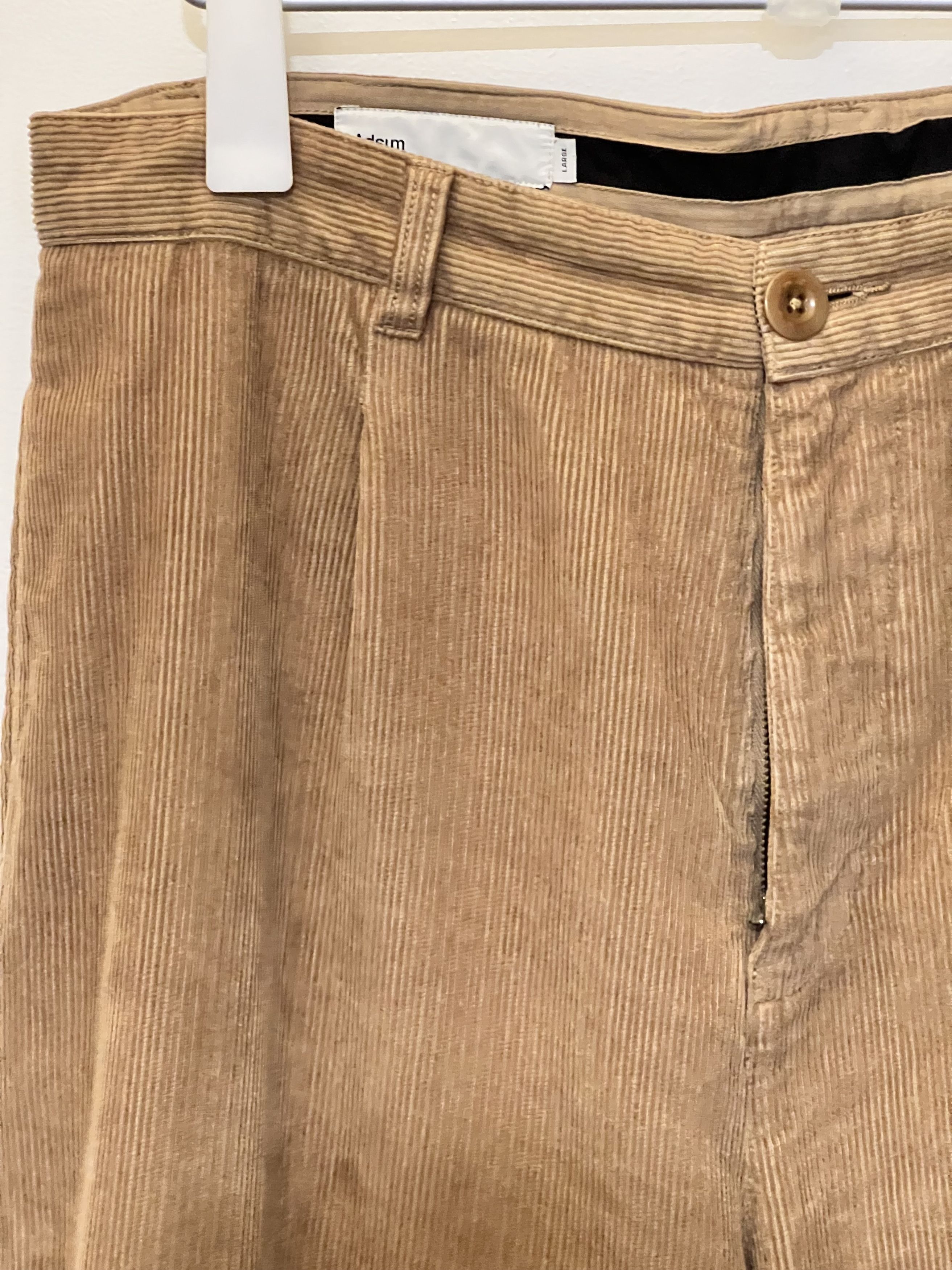 Adsum Adsum Corduroy Pants (L) Beige Size US 34 / EU 50 - 3 Thumbnail
