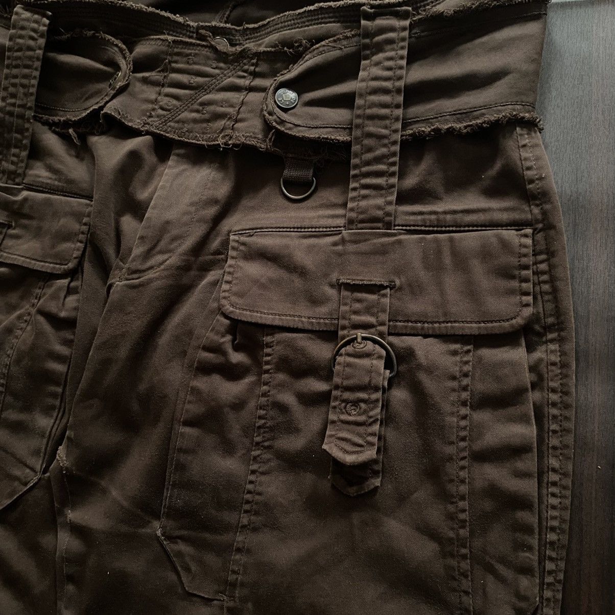 Marithe + Francois Girbaud Marithe Francois Girbaud distressed cargo pants Size US 32 / EU 48 - 8 Thumbnail