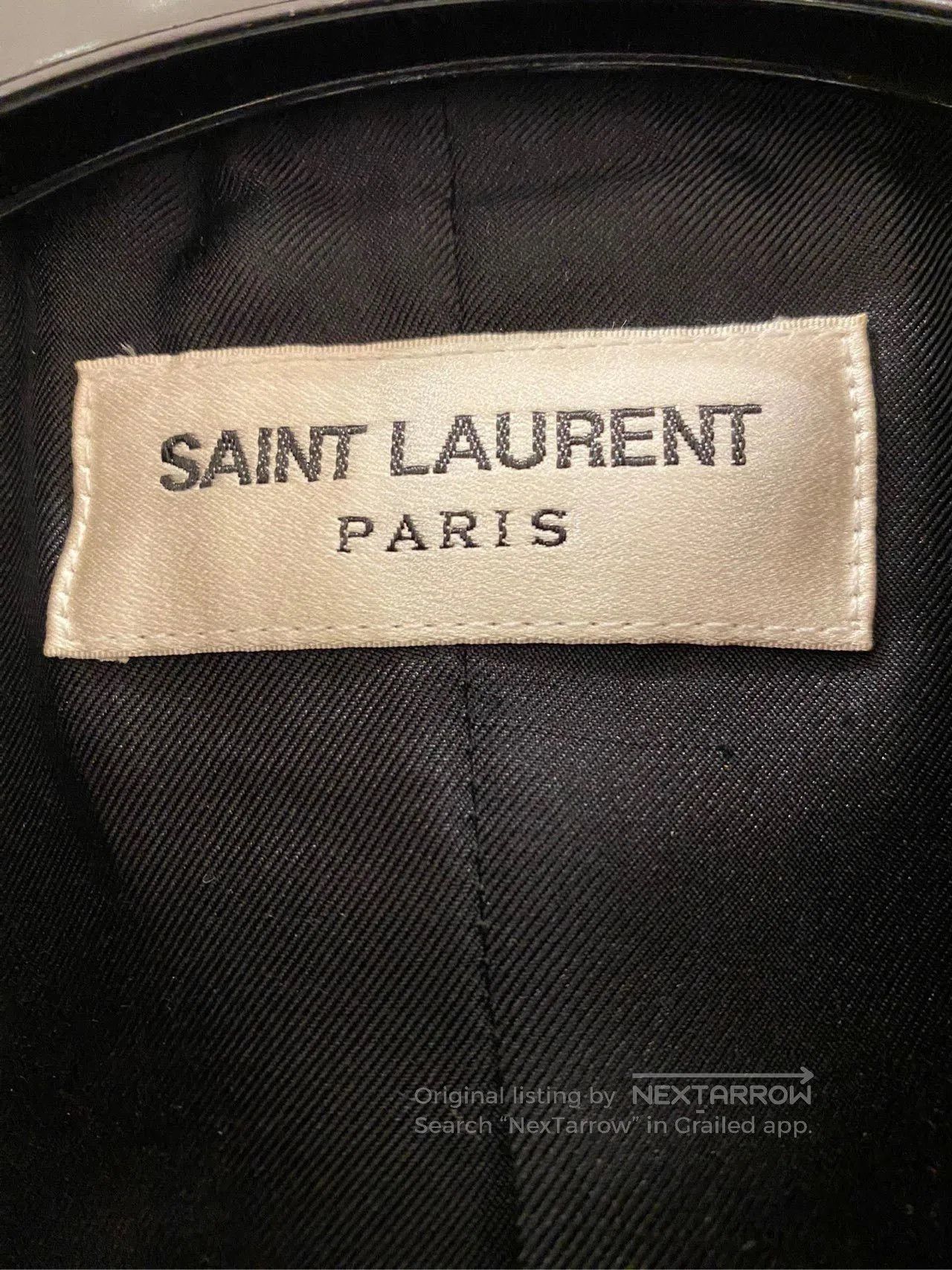 Saint Laurent Paris Saint Laurent Red Velvet Embroidered Blazer. Size US M / EU 48-50 / 2 - 4 Thumbnail
