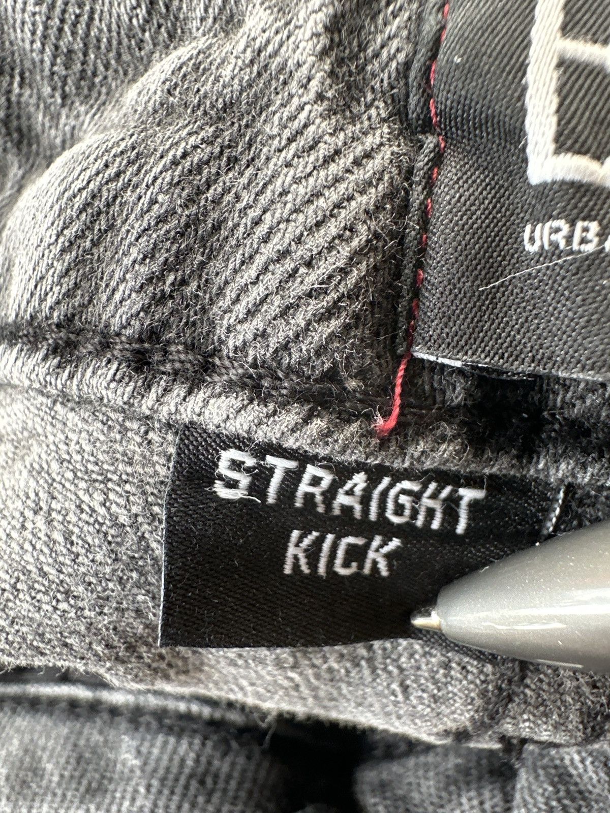 Bdg BDG Straight Kick Grey Wash Jeans Size 26" / US 2 / IT 38 - 5 Thumbnail