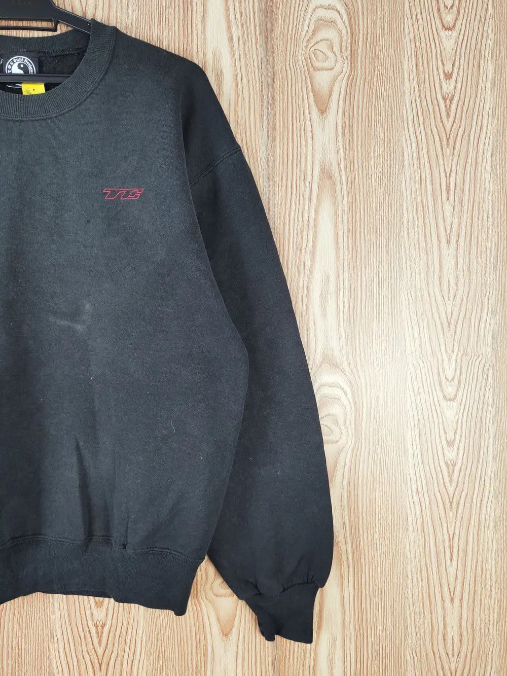 Japanese Brand T&C Surf Designs Dragon Black Faded Sweatshirts #W035 Size US M / EU 48-50 / 2 - 12 Thumbnail