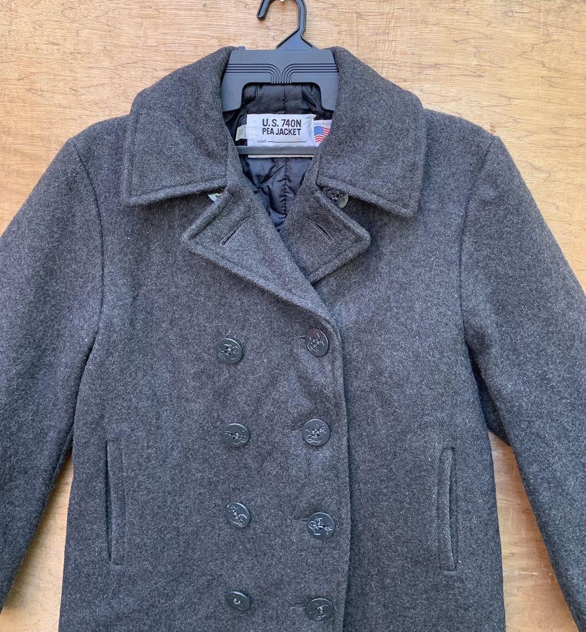 Schott Rare Vintage US 74ON PEA JACKET by SCHOTT Size US L / EU 52-54 / 3 - 9 Thumbnail