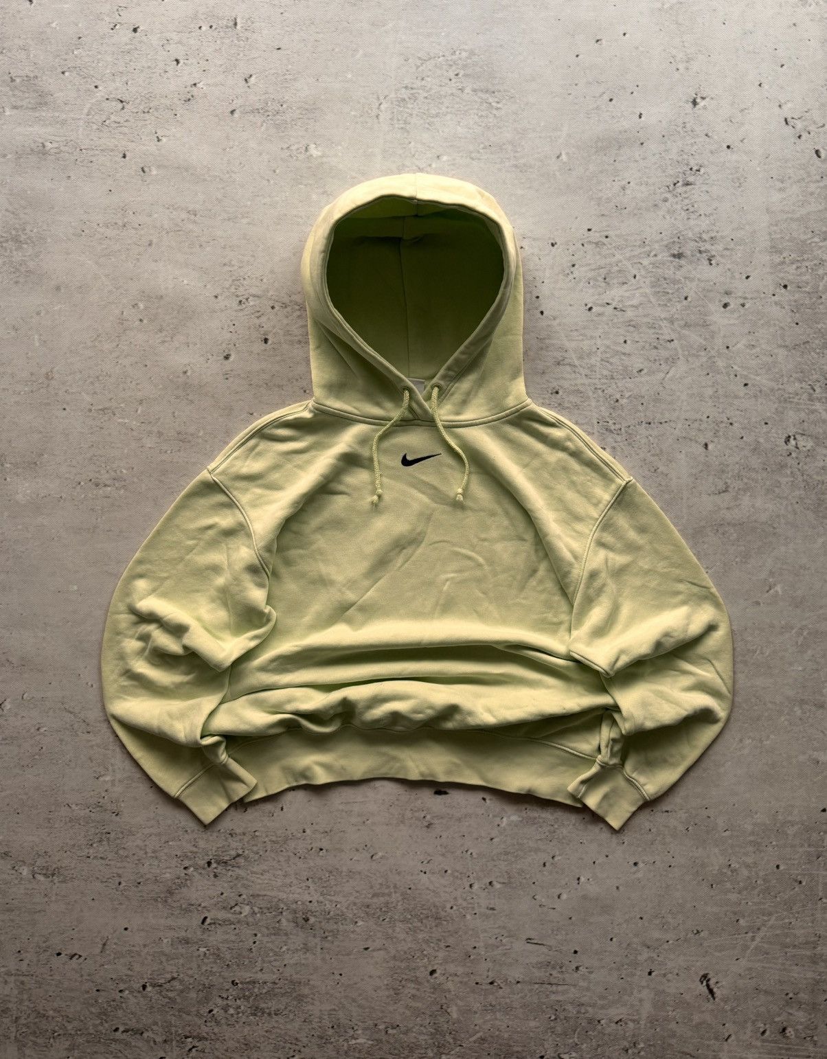 Nike × Vintage NIKE VINTAGE CENTER LOGO OVERSIZE BOXY HOODIE Size US S / EU 44-46 / 1 - 1 Thumbnail