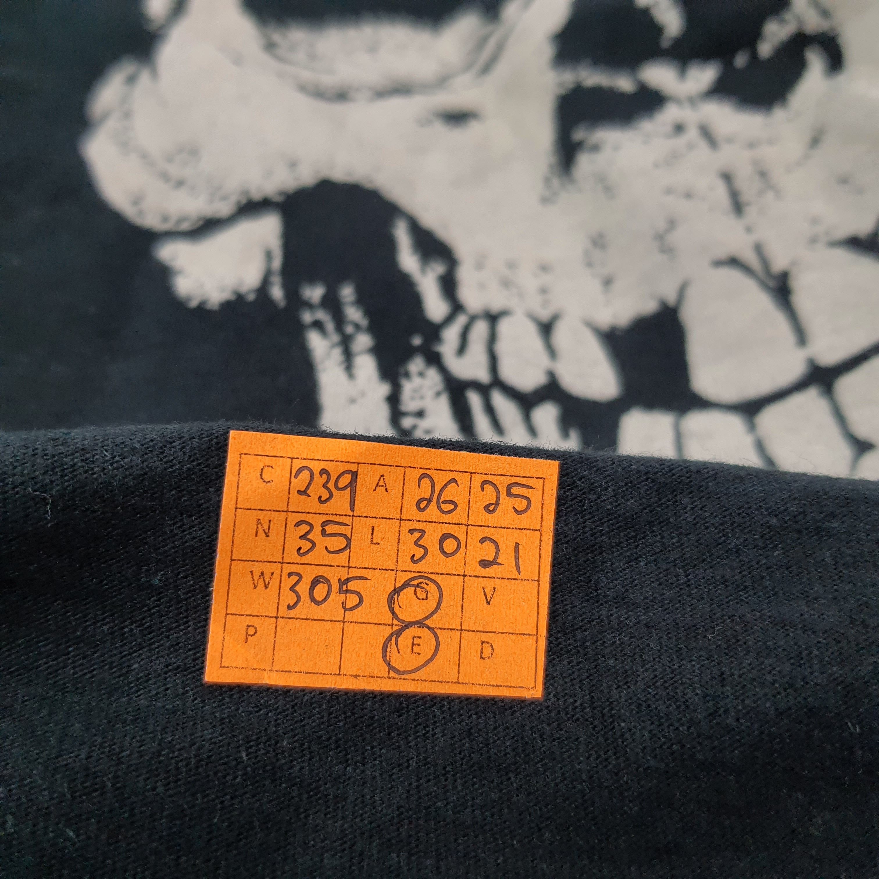 Hysteric Glamour Vintage Hysteric Glamour Skull Long Sleeve Tshirt C239N35 Size US XXL / EU 58 / 5 - 8 Thumbnail