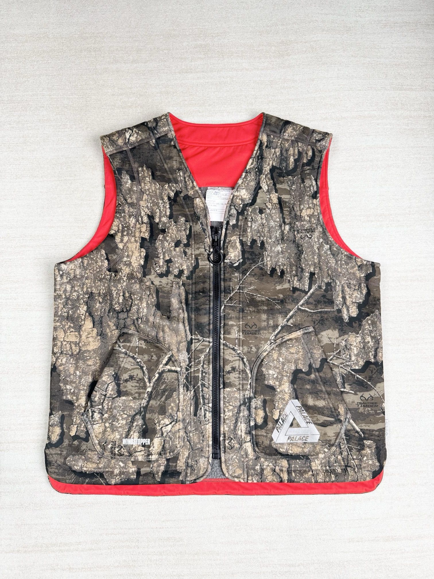 Palace windstopper real tree camo vest Size US L / EU 52-54 / 3 - 1 Thumbnail