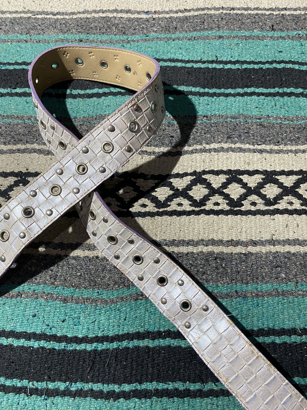 If Six Was Nine 2000s Unknown - Studded Pattern Belt Size ONE SIZE - 3 Thumbnail