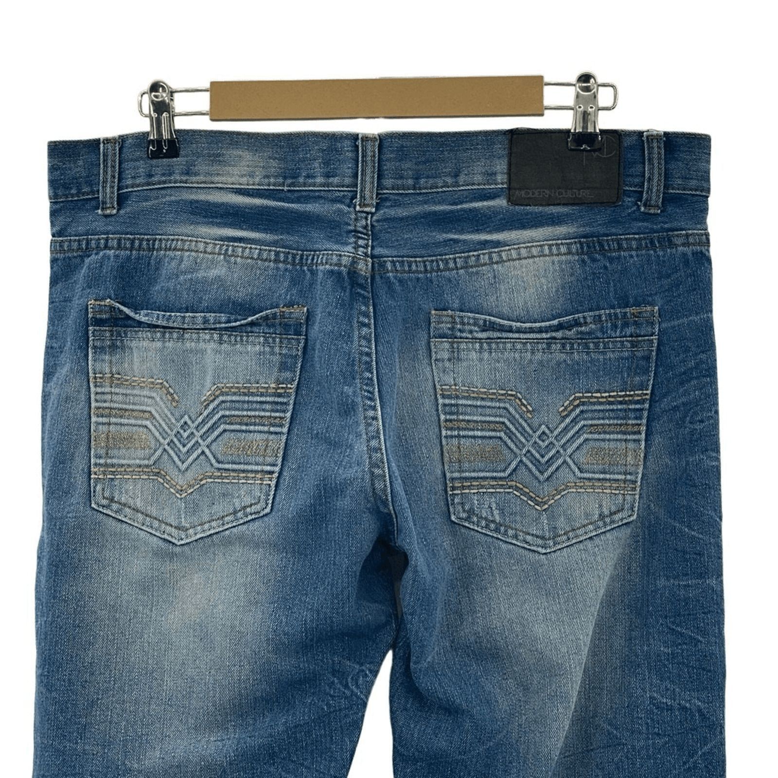 Other Modern Culture Men Jeans Size 34/34 Straight Leg Blue Denim Size US 34 / EU 50 - 7 Thumbnail