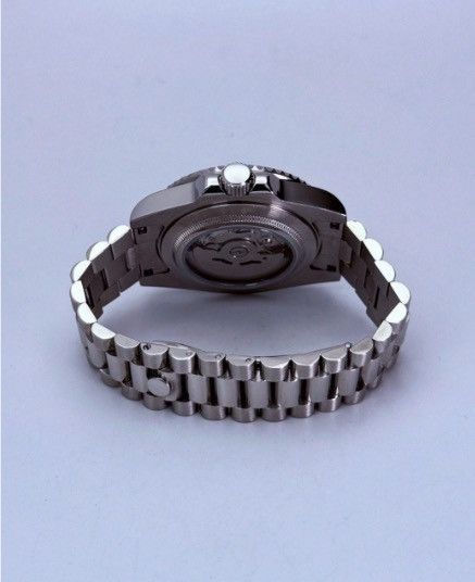 Japanese Brand Seiko Mod Submariner Date Starbucks Green Black Steel Watch Size ONE SIZE - 5 Thumbnail