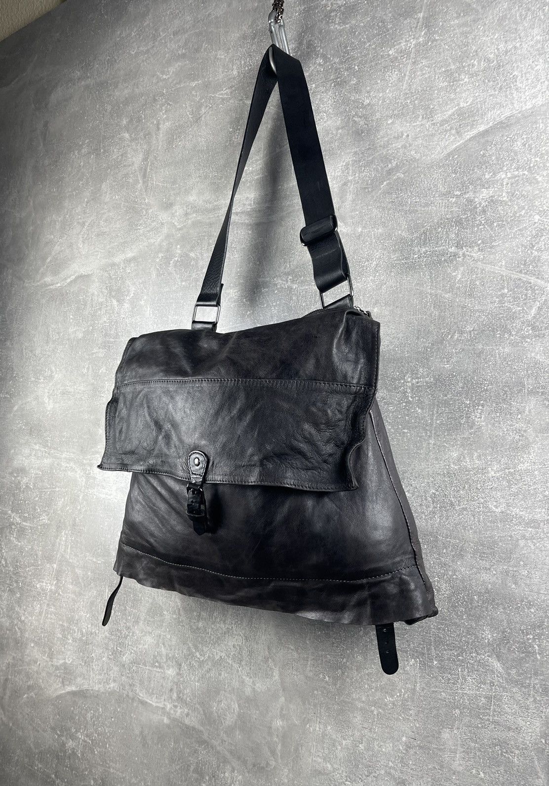 Other Malloni Avant Garde Brown Leather Fold Over Shoulder Bag Size ONE SIZE - 2 Thumbnail
