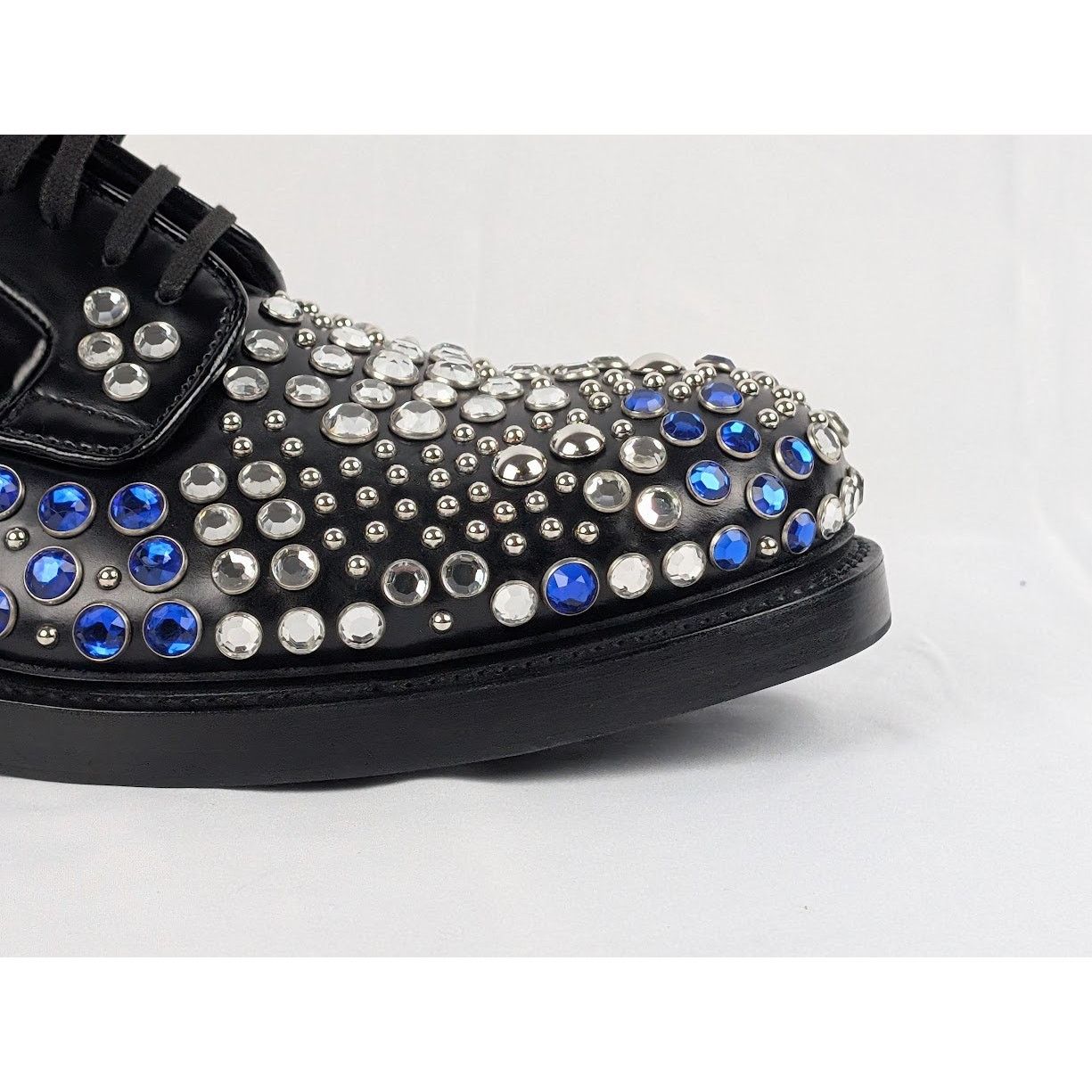 Prada o1rshd1 Leather Shoes in Nero in Nero Size US 10.5 / EU 43-44 - 4 Thumbnail
