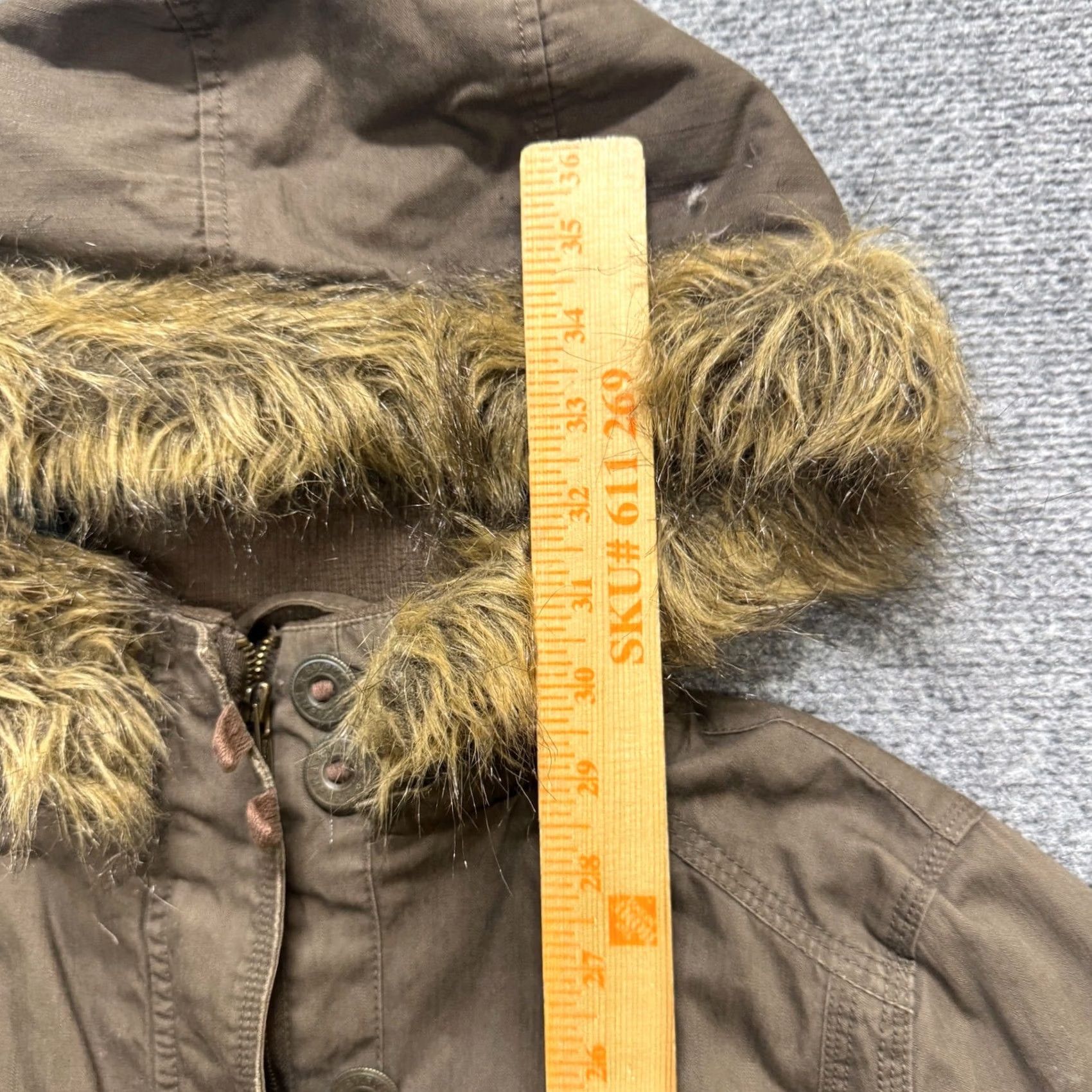 Empyre Empyre Jacket Women M Parka Quilted Lined Brown Multi-Pocket Y2K Size M / US 6-8 / IT 42-44 - 5 Thumbnail