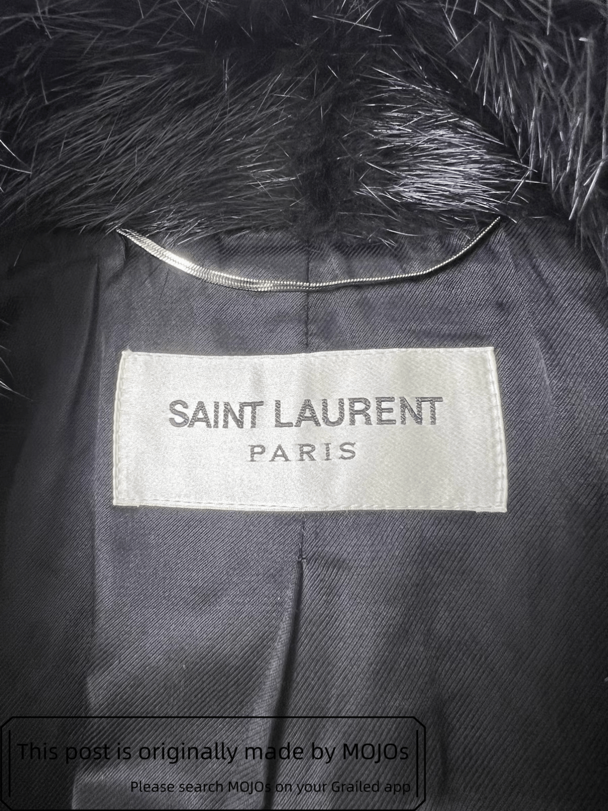 Saint Laurent Paris Sz 50 Saint Laurent Paris 16AW Fur Coat mojos611122 Size US M / EU 48-50 / 2 - 5 Thumbnail