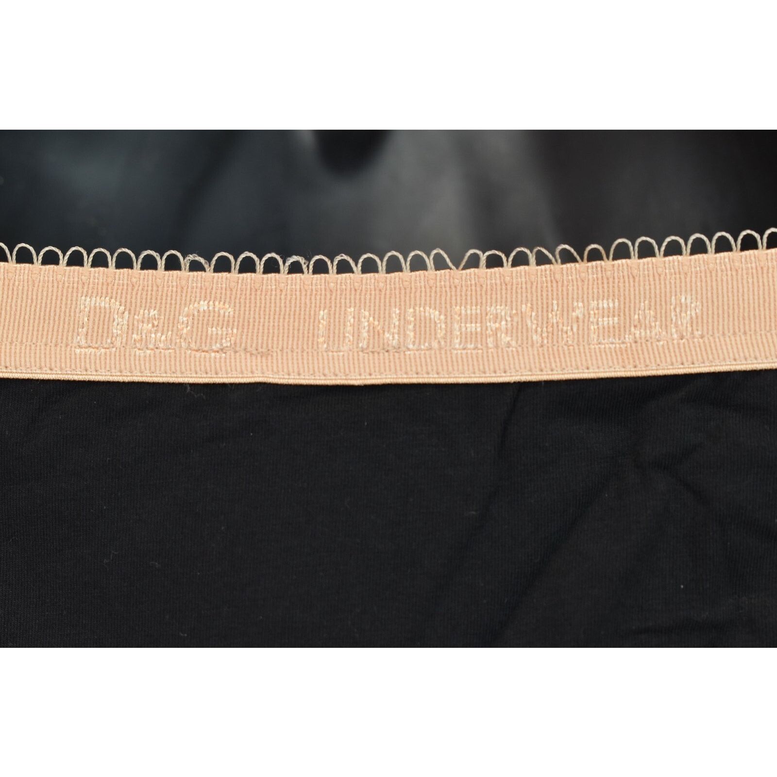 Dolce & Gabbana NWT DOLCE GABBANA BLACK BEIGE LOGO BRIEF UNDERWEAR XS Size ONE SIZE - 6 Thumbnail