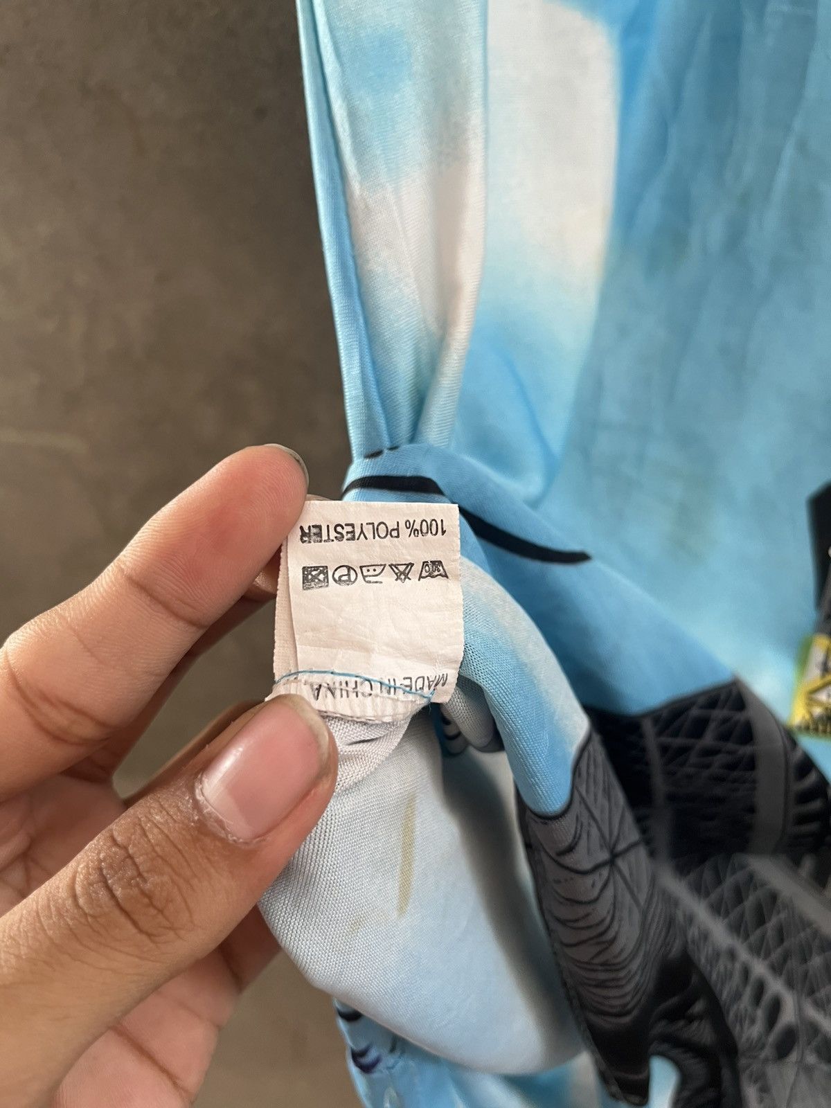 Jean Paul Gaultier × Kenzo × Moschino Vintage Eiffel Tower Paris Tee – All Over Print Sky Blue Size US S / EU 44-46 / 1 - 11 Thumbnail