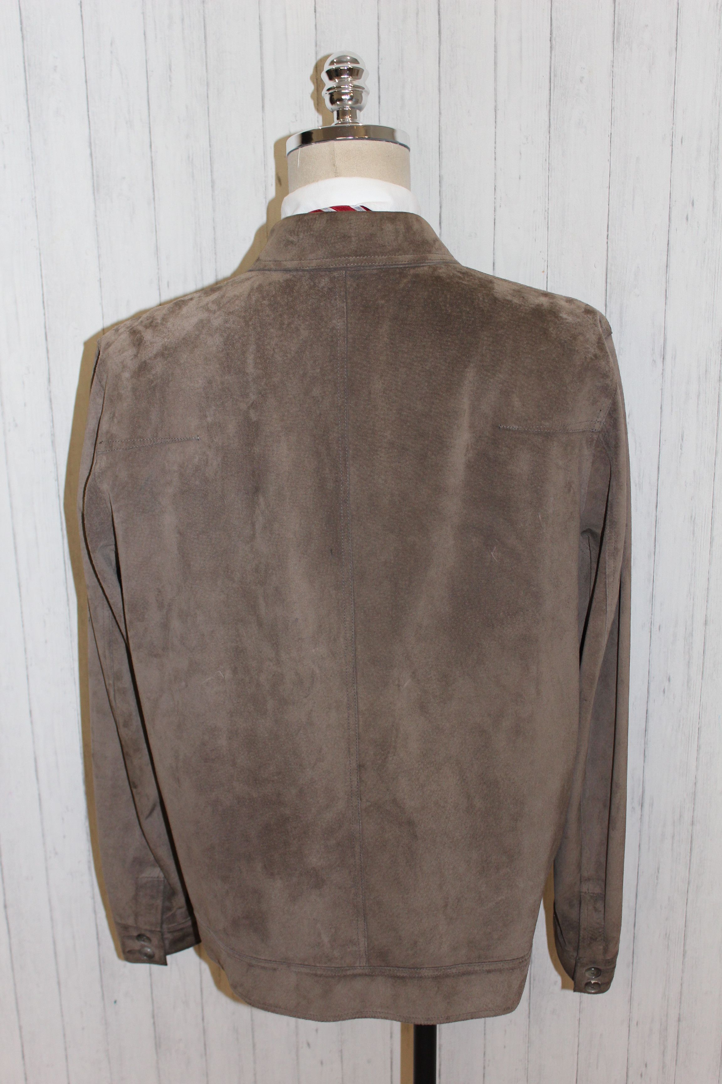 Hugo Boss Men's HUGO BOSS Brown Leather Jacket Coat Size L Size US L / EU 52-54 / 3 - 6 Thumbnail