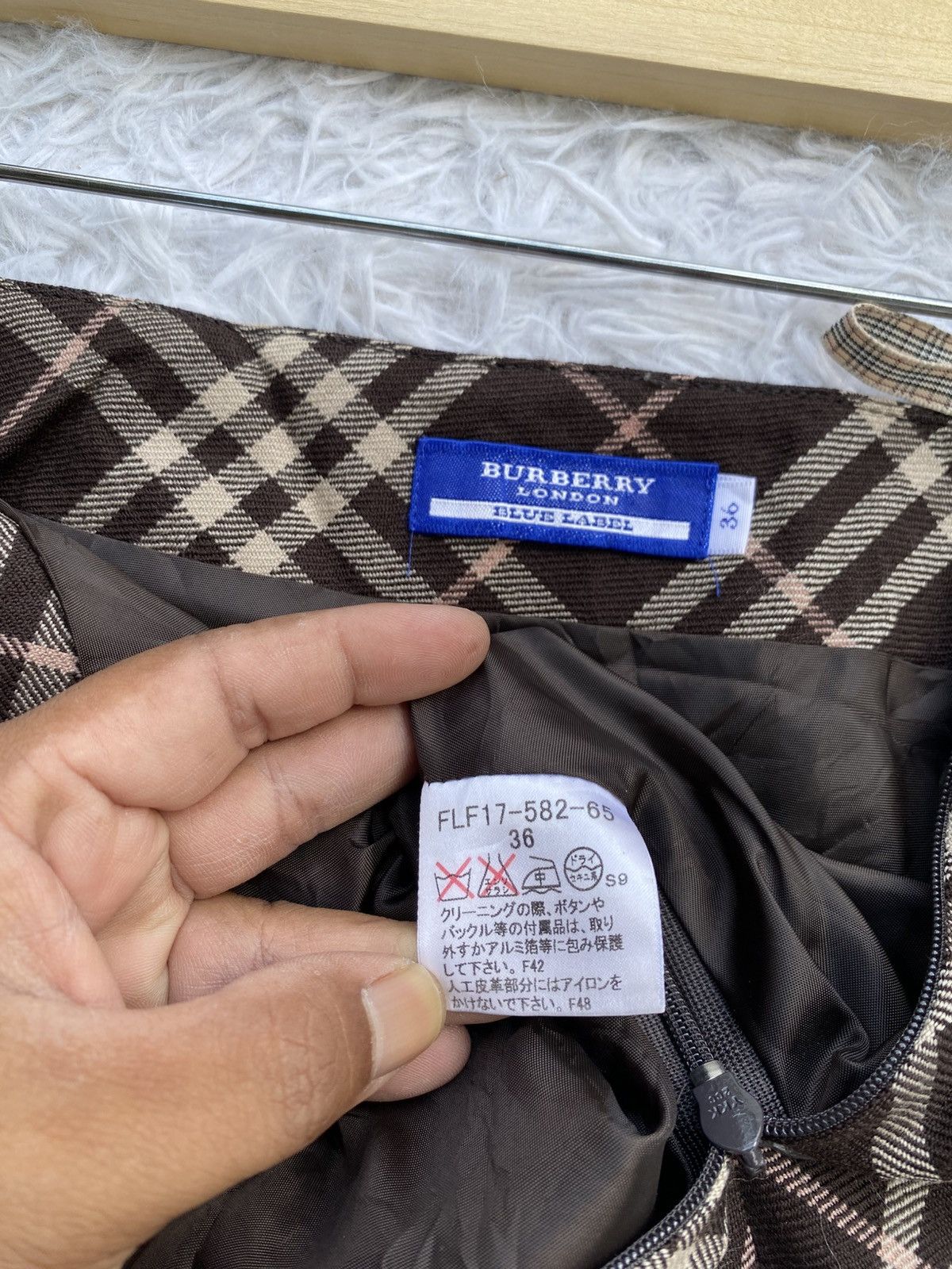 Burberry Rare Vintage Burberry Checkered Mini Skirt Size 28" / US 6 / IT 42 - 10 Thumbnail