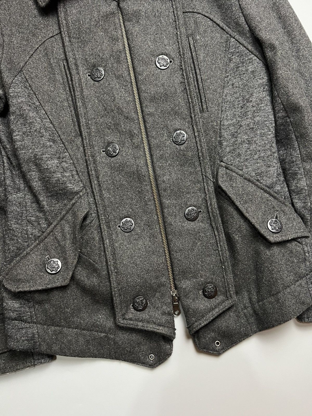 Japanese Brand × PPFM × Vintage Vintage 2000s PPFM Wool Coats With Hooded Size US M / EU 48-50 / 2 - 2 Thumbnail