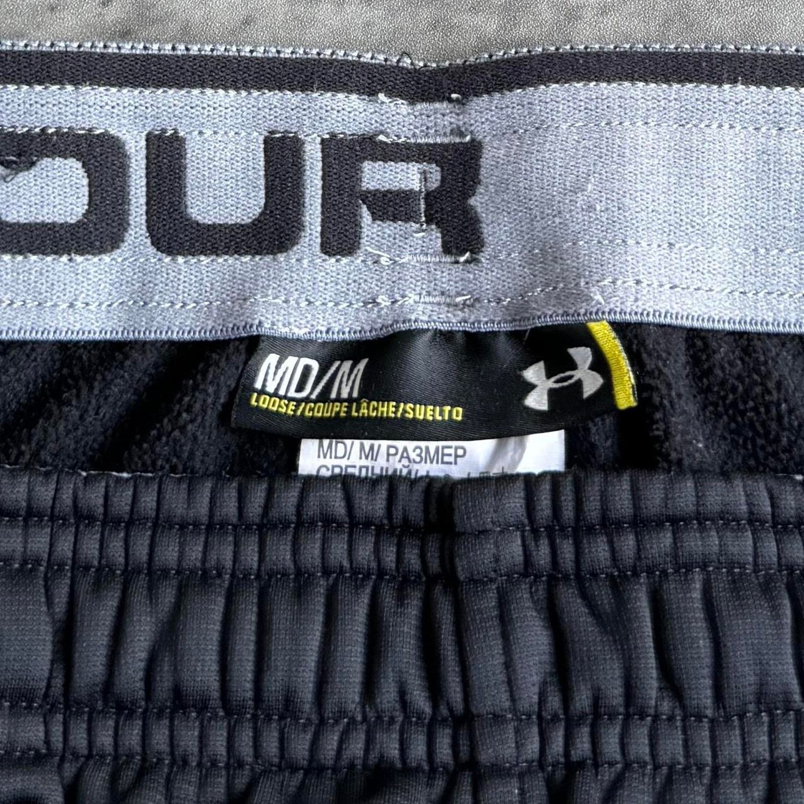 Under Armour × Vintage Vintage Y2K Under Armour Black Grunge Opium Sweatpants Size US 30 / EU 46 - 3 Thumbnail