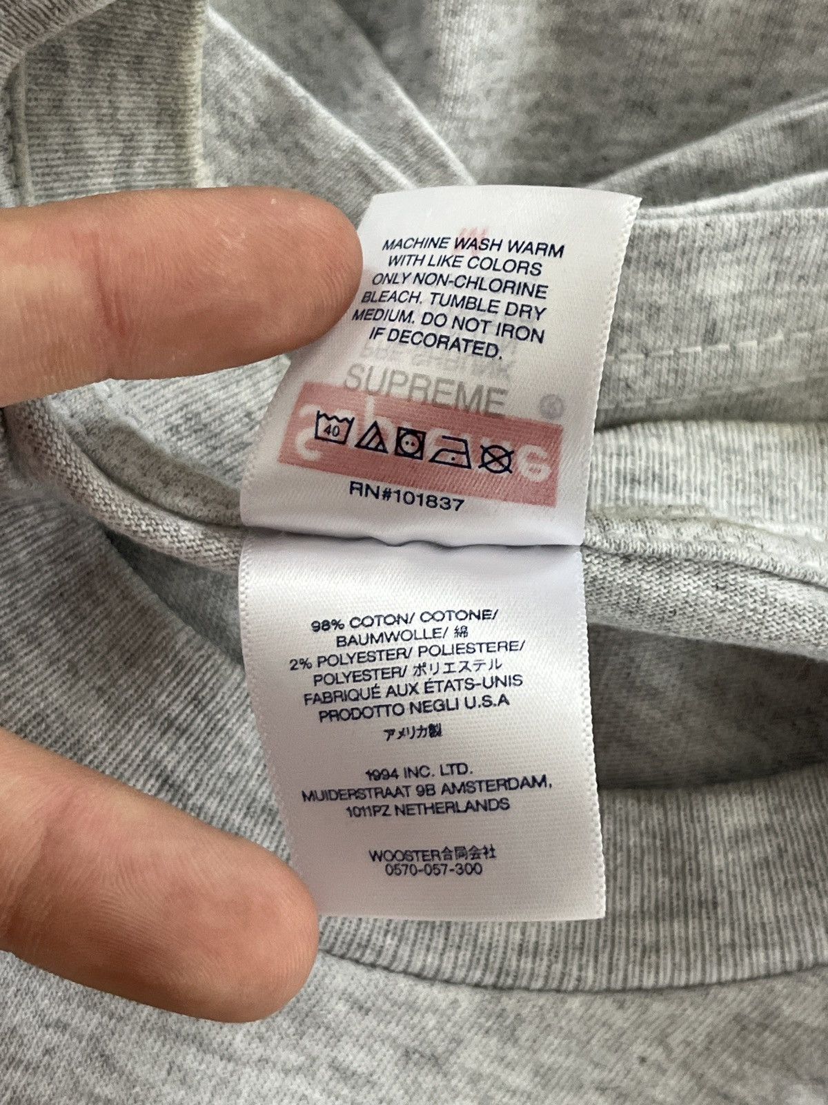 Supreme Supreme Toy Machine Fist Tee Size US M / EU 48-50 / 2 - 7 Thumbnail