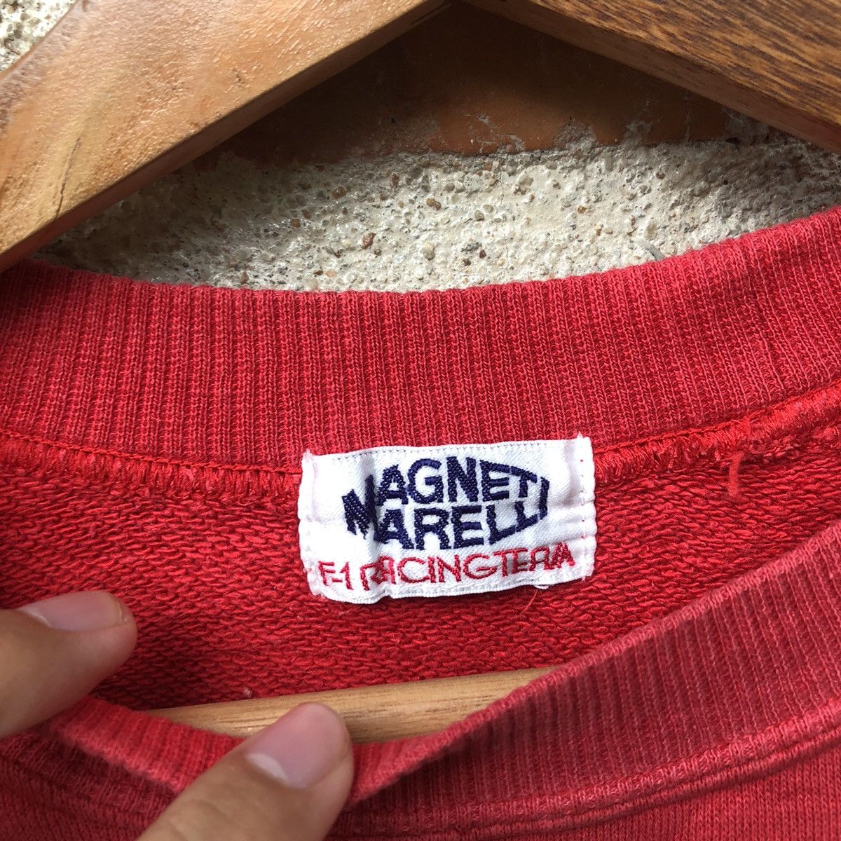 Ferrari × Vintage Vintage Ferrari Magneti Marelli Crewneck With Big Logo 🍒 Size US M / EU 48-50 / 2 - 6 Thumbnail
