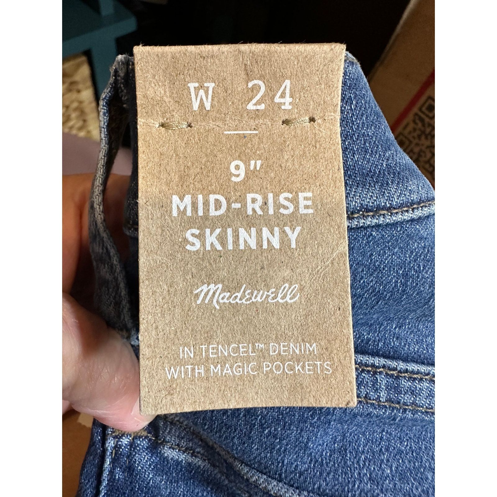 Madewell Madewell 9" Mid-Rise Skinny Jeans Cloverdale Wash 24 Size 24" / US 00 / IT 34 - 11 Thumbnail