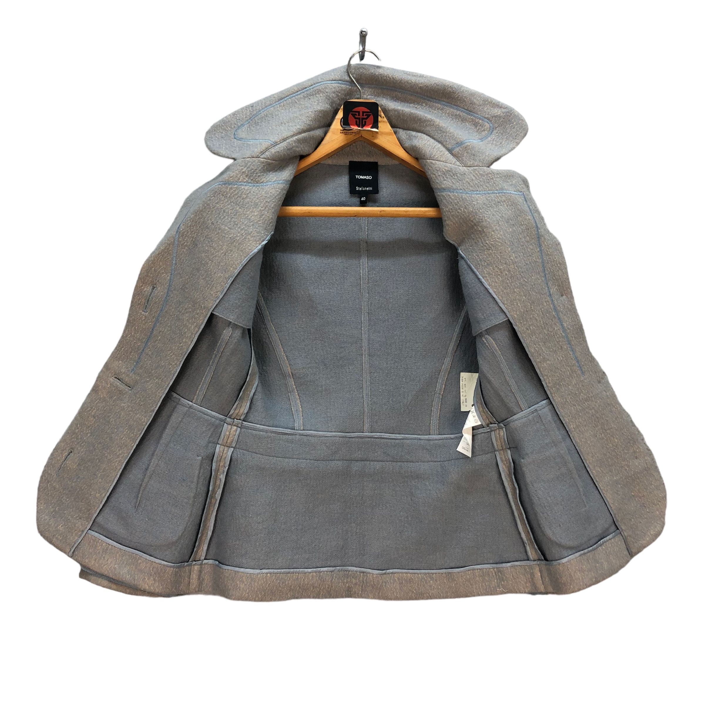 Japanese Brand TOMASO STEFANELLI LANA WOOL COAT #7365-134 Size S / US 4 / IT 40 - 6 Thumbnail
