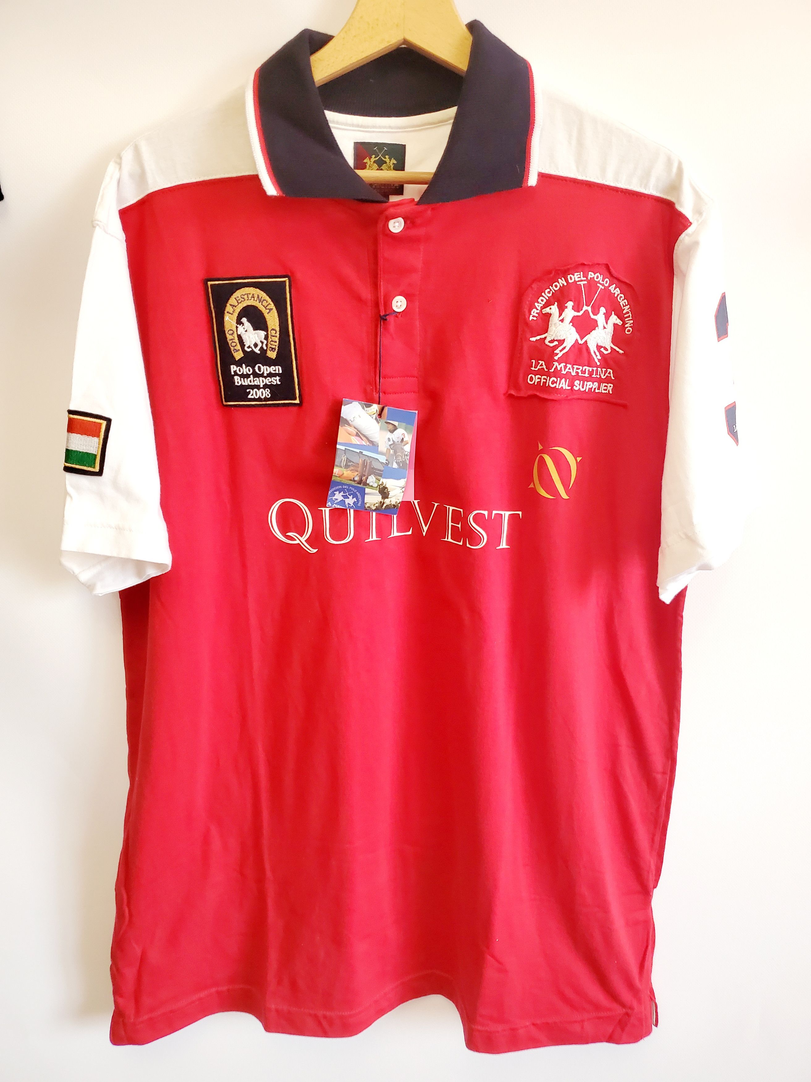 La Martina × Polo Ralph Lauren × Vintage Vintage La Martina Polo budapest open quilvest Size US XXL / EU 58 / 5 - 1 Thumbnail