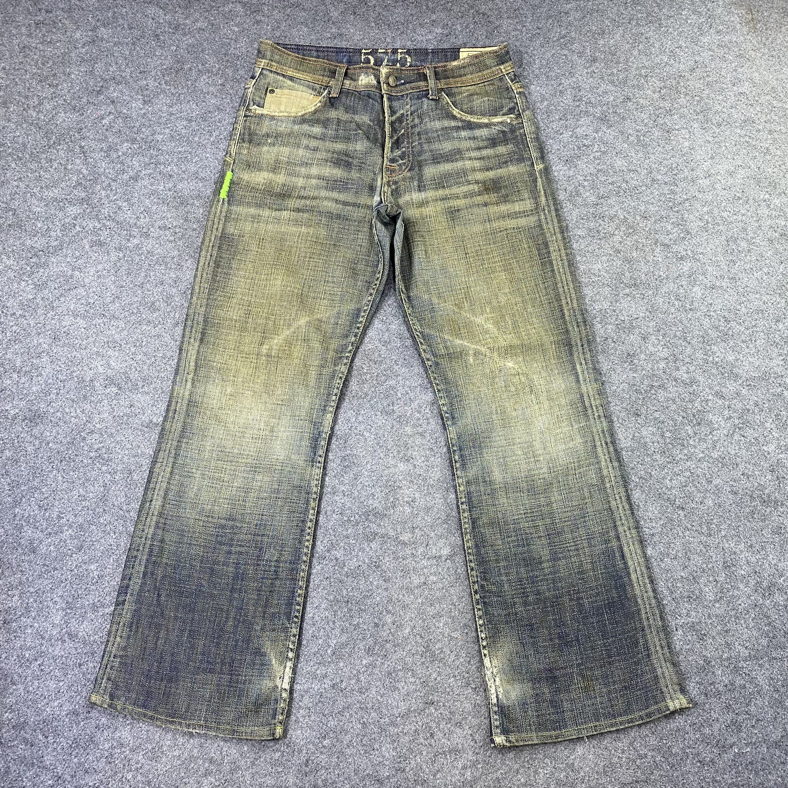 Jean × Vintage Vintage 575 Rusty FLARE Denim Faded Jeans-J1162 Size US 32 / EU 48 - 2 Thumbnail